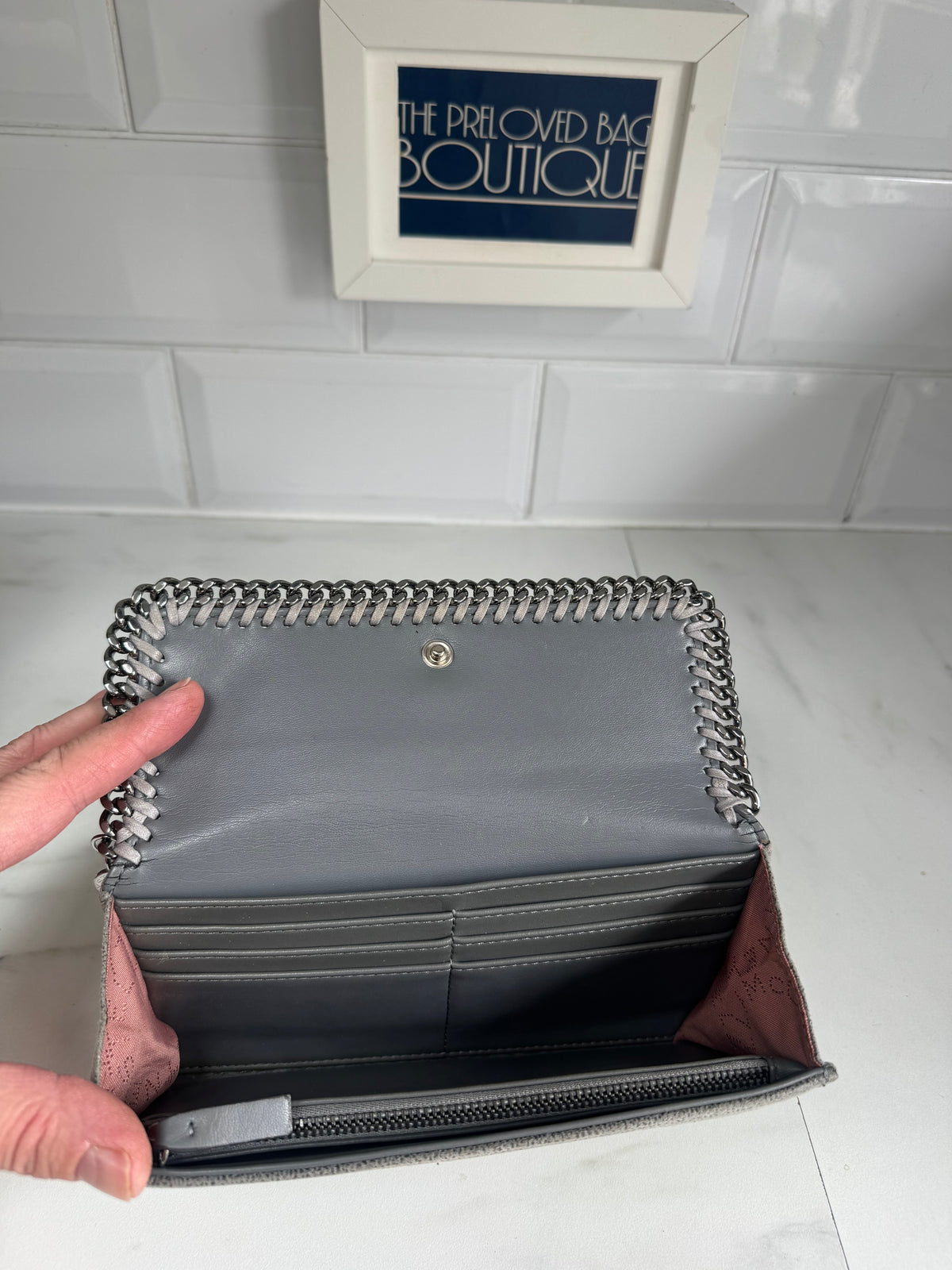 Stella McCartney Falabella Purse - Grey