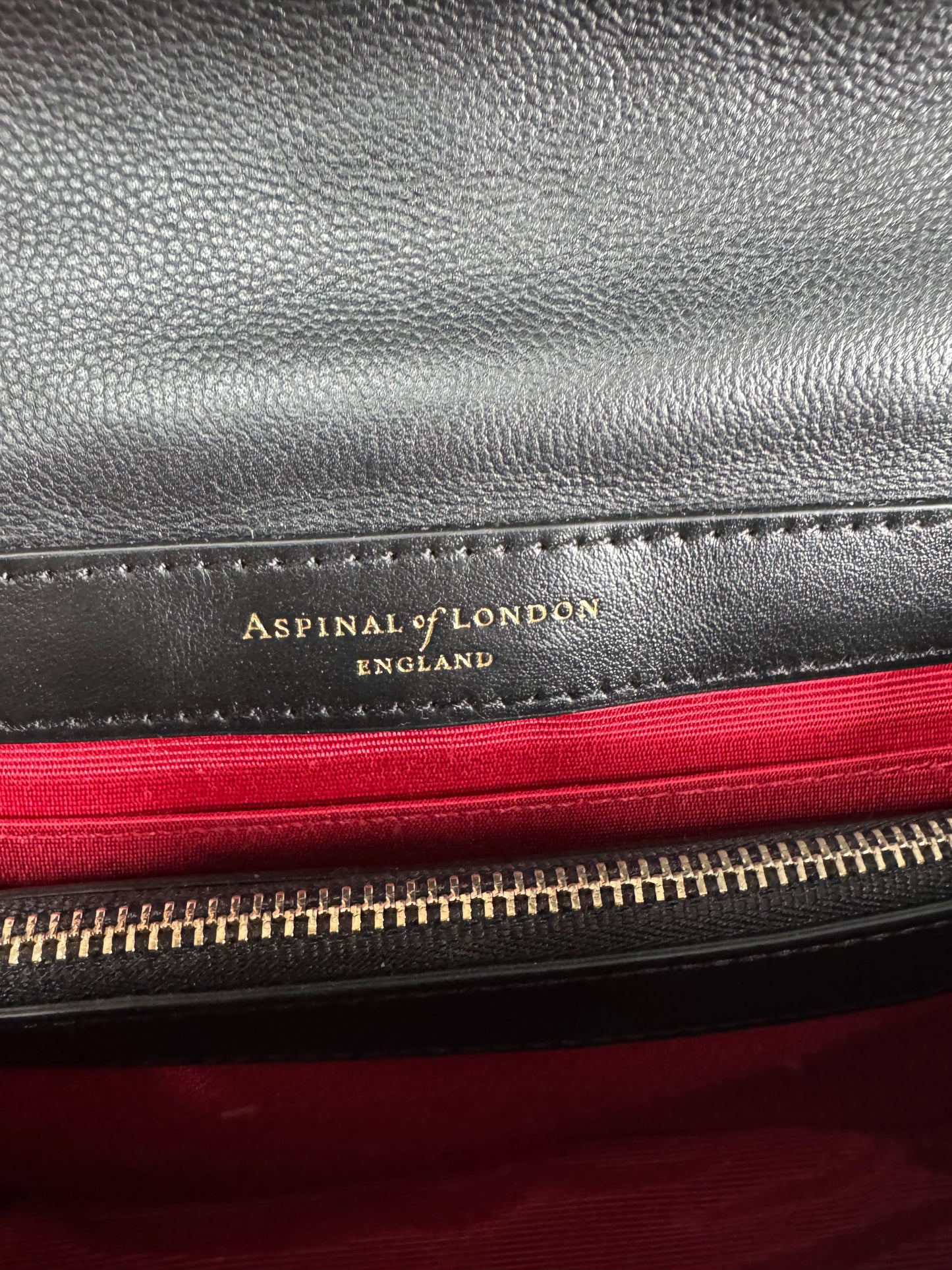 Aspinal of London Lottie Quilted Shoulder Bag - Black