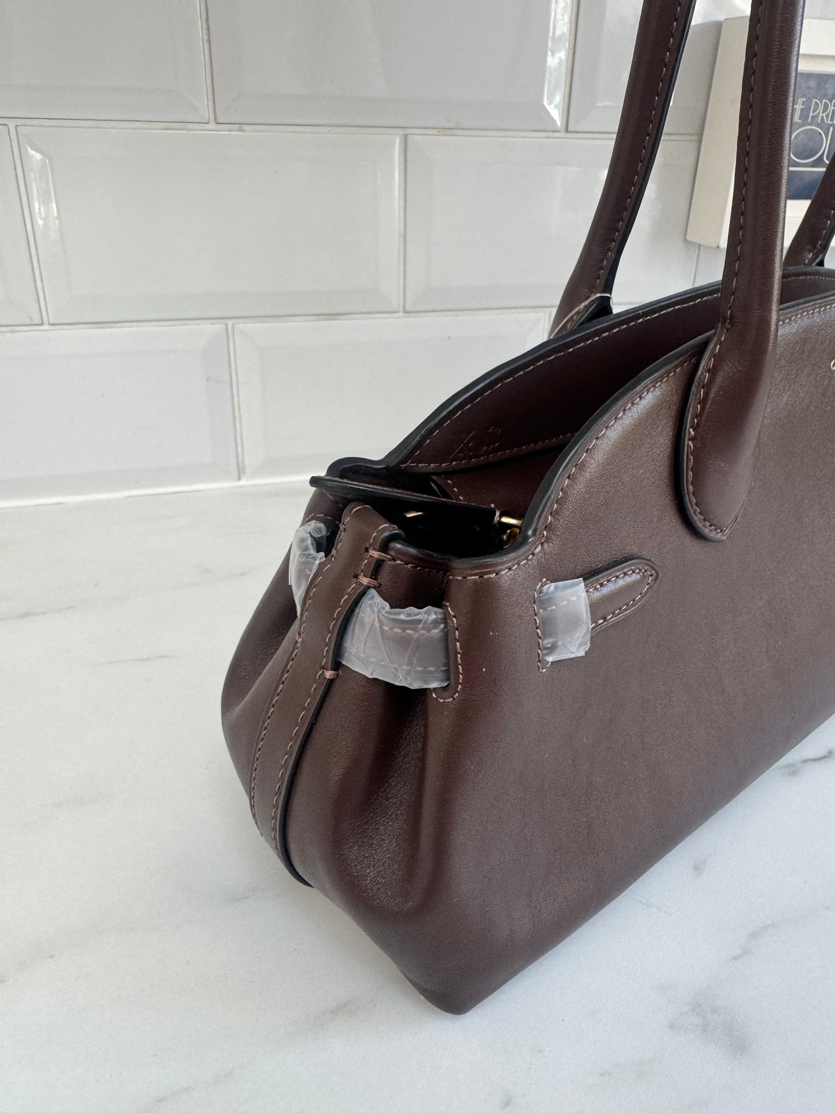 Coach Empire Carryall 34- Chocolate Brown