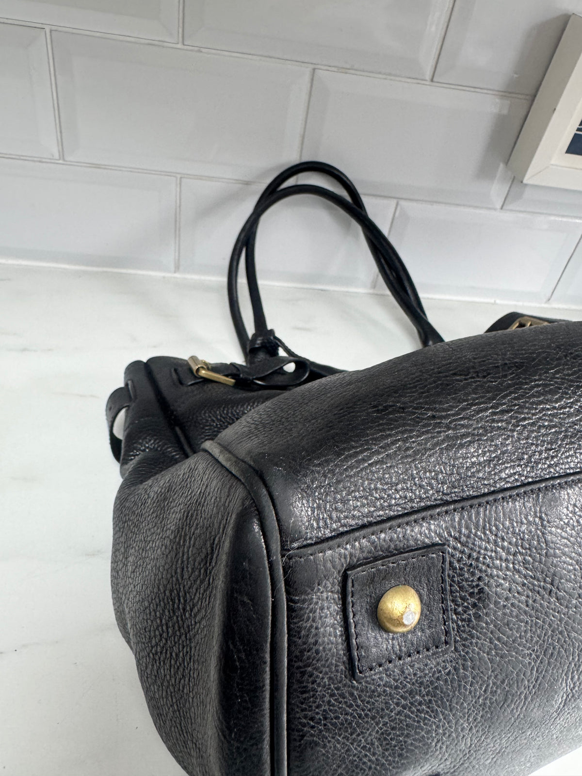Mulberry Postmans Lock Open Top Tote - Black