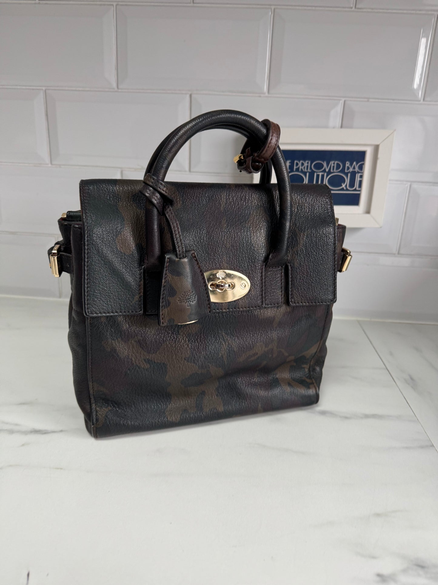 Mulberry Cara Delevigne Limited Edition Mini Backpack - khaki Green Camouflage