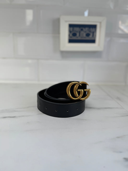 Gucci Wide Belt - Black