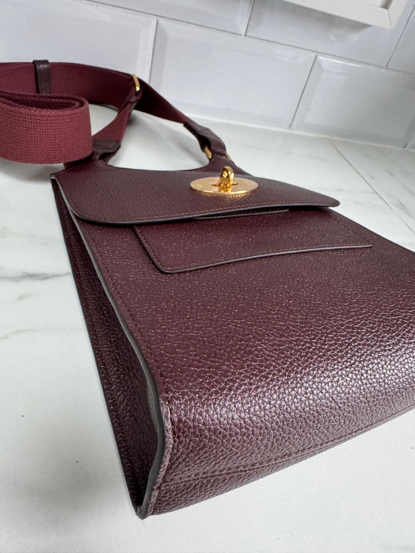 Mulberry Small Antony - Oxblood