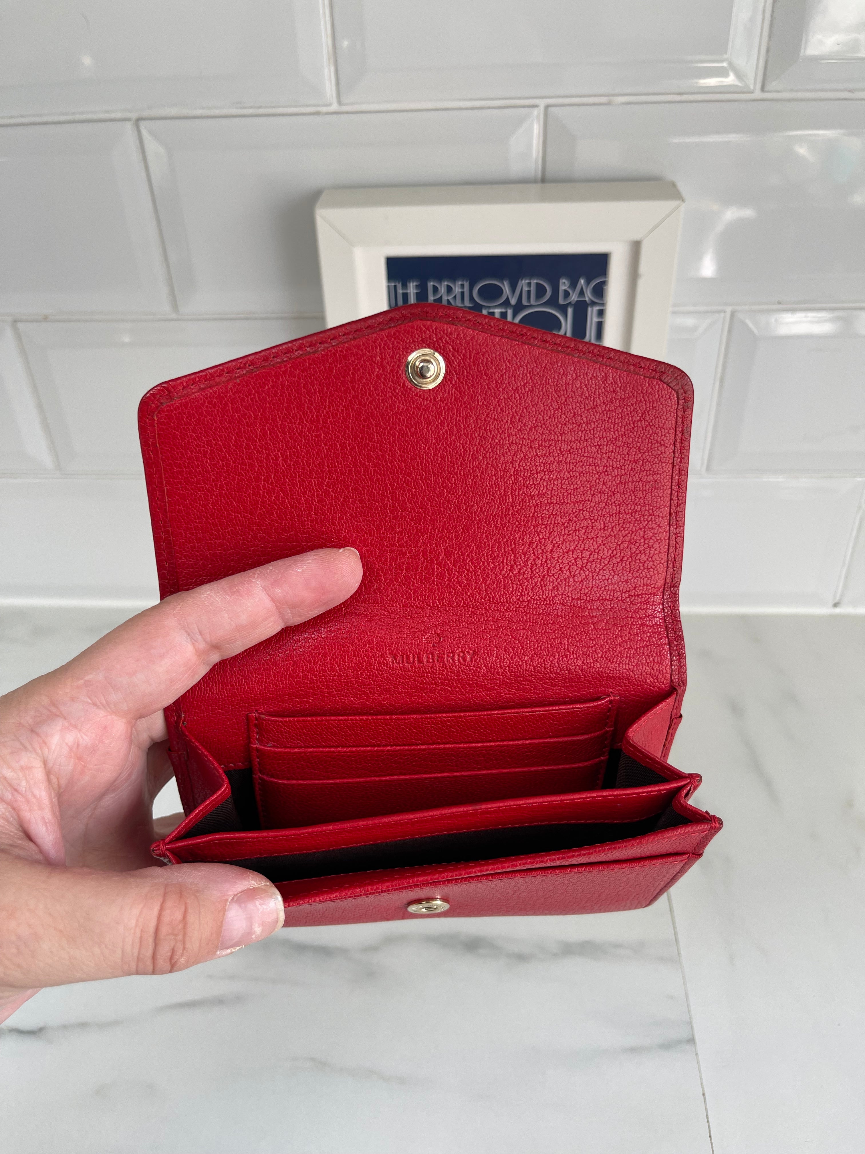 Red 2025 mulberry purse