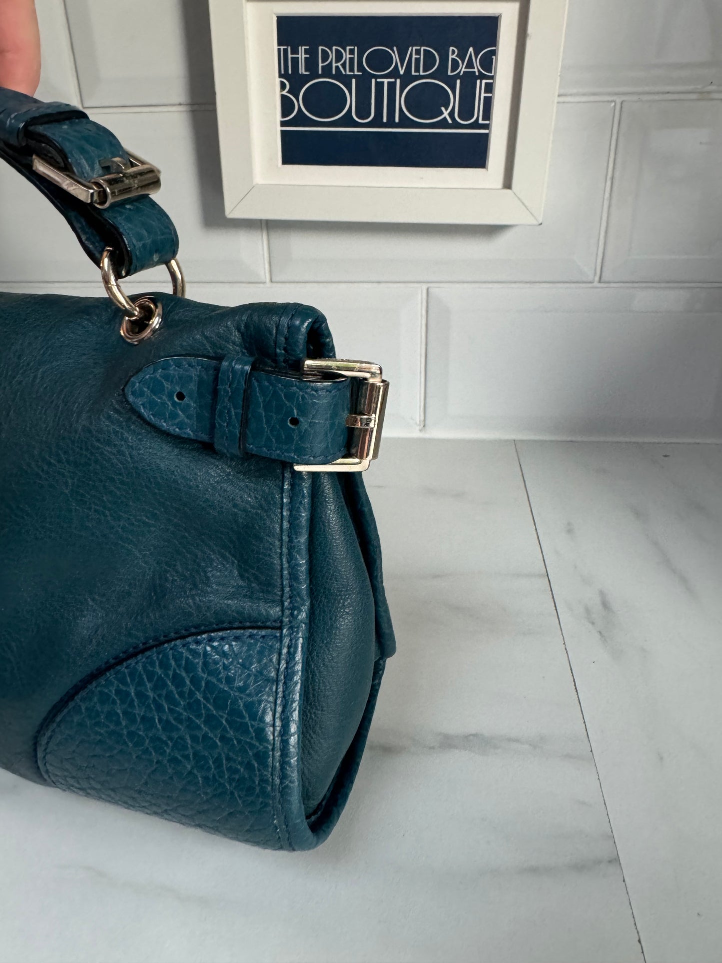 Mulberry Small Taylor - Petrol Blue