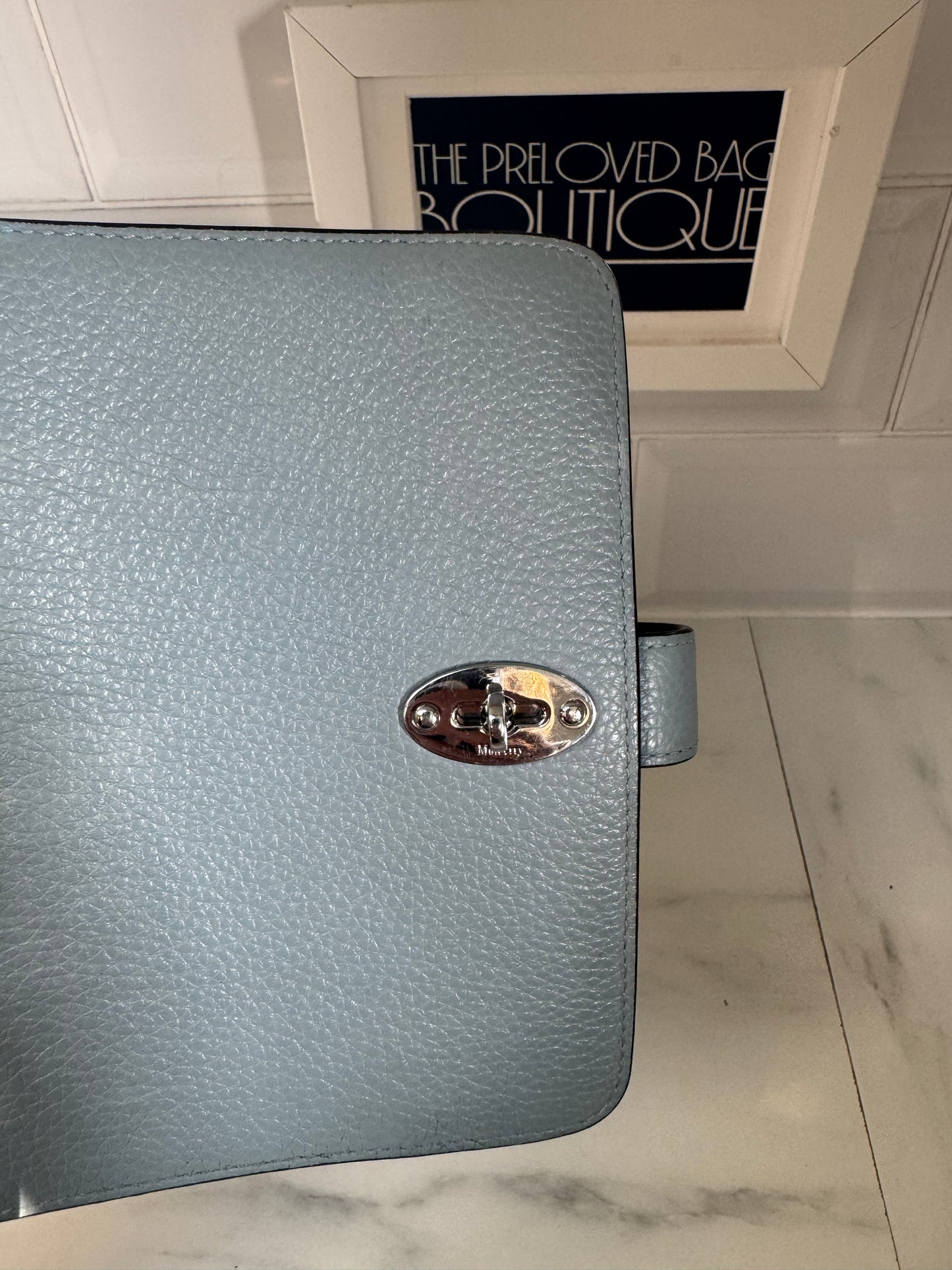 Mulberry Postmans Lock Pocketbook  - Cloud