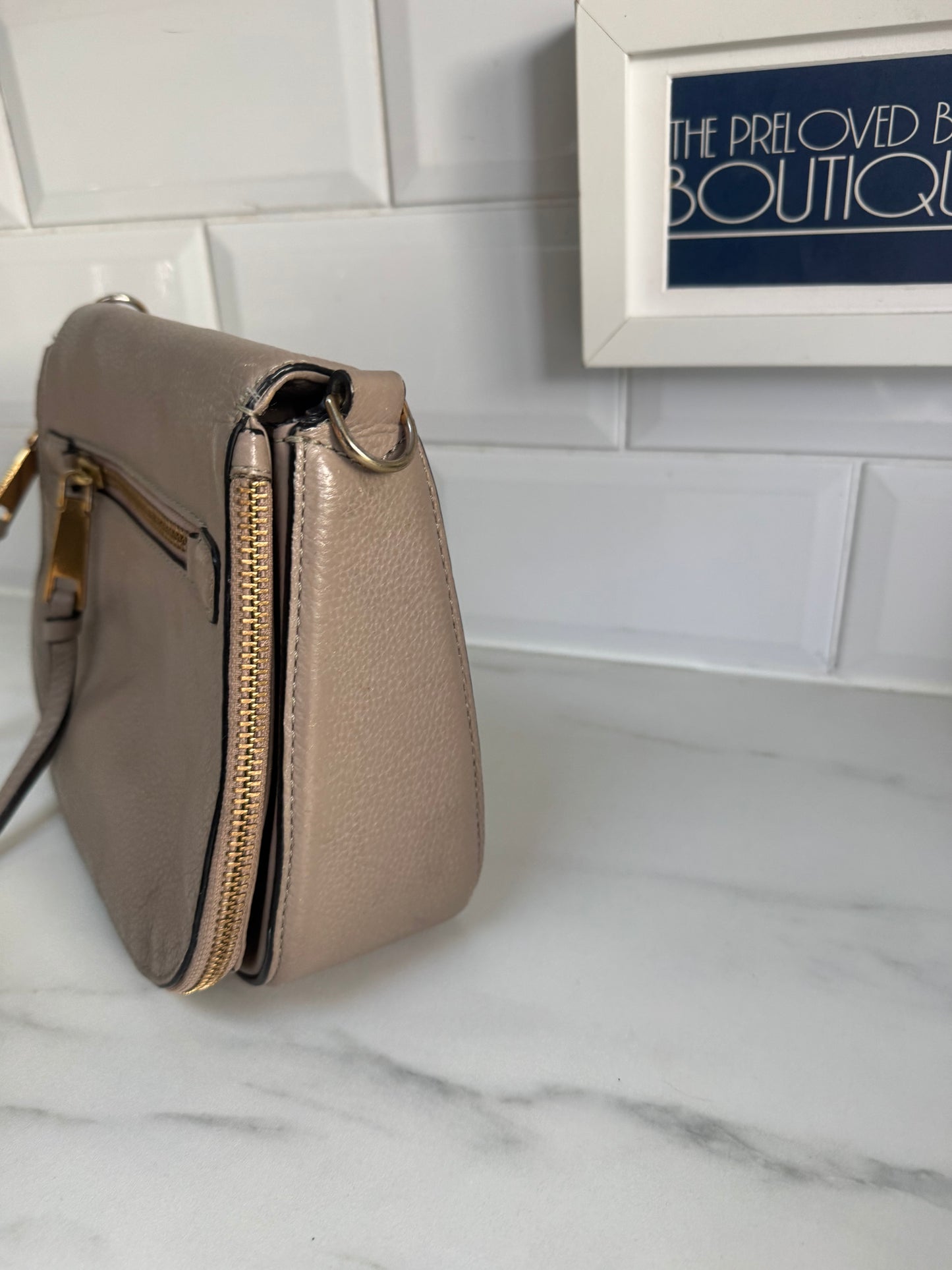 Marc Jacobs Nomad Recruit Small Saddle Bag - Grey