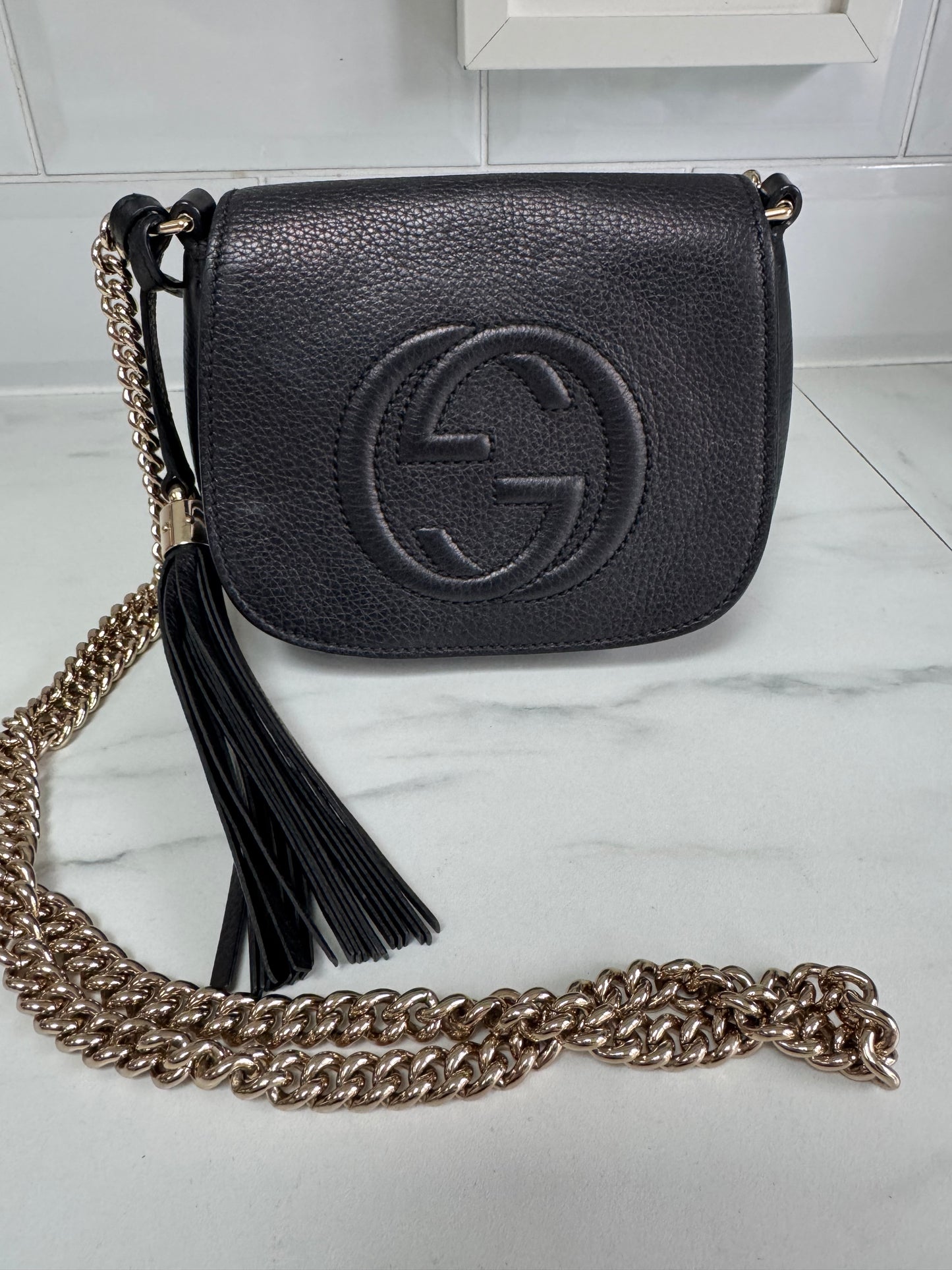 Gucci Small Soho Flap - Black