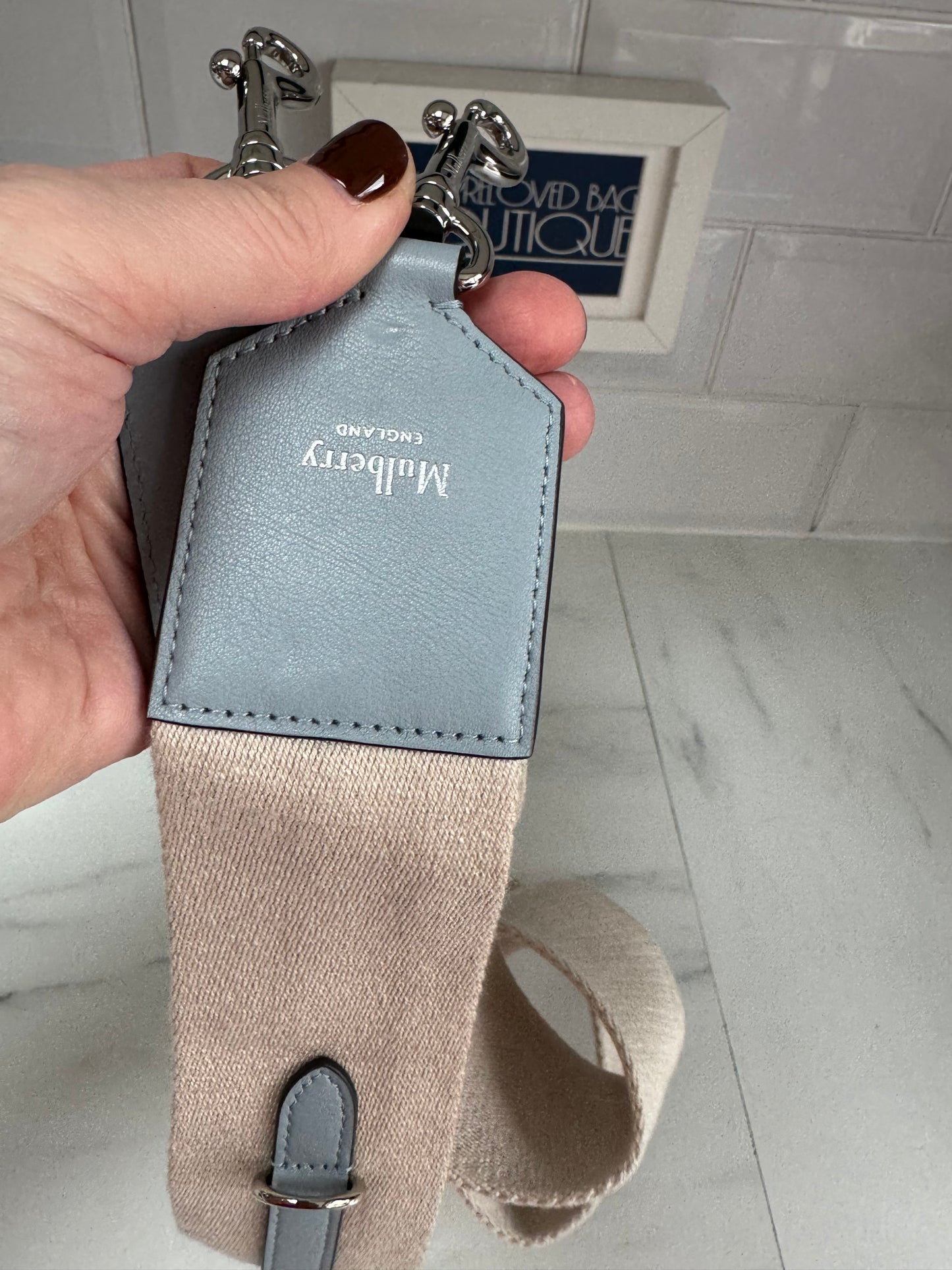 Mulberry Darley Satchel - Cloud