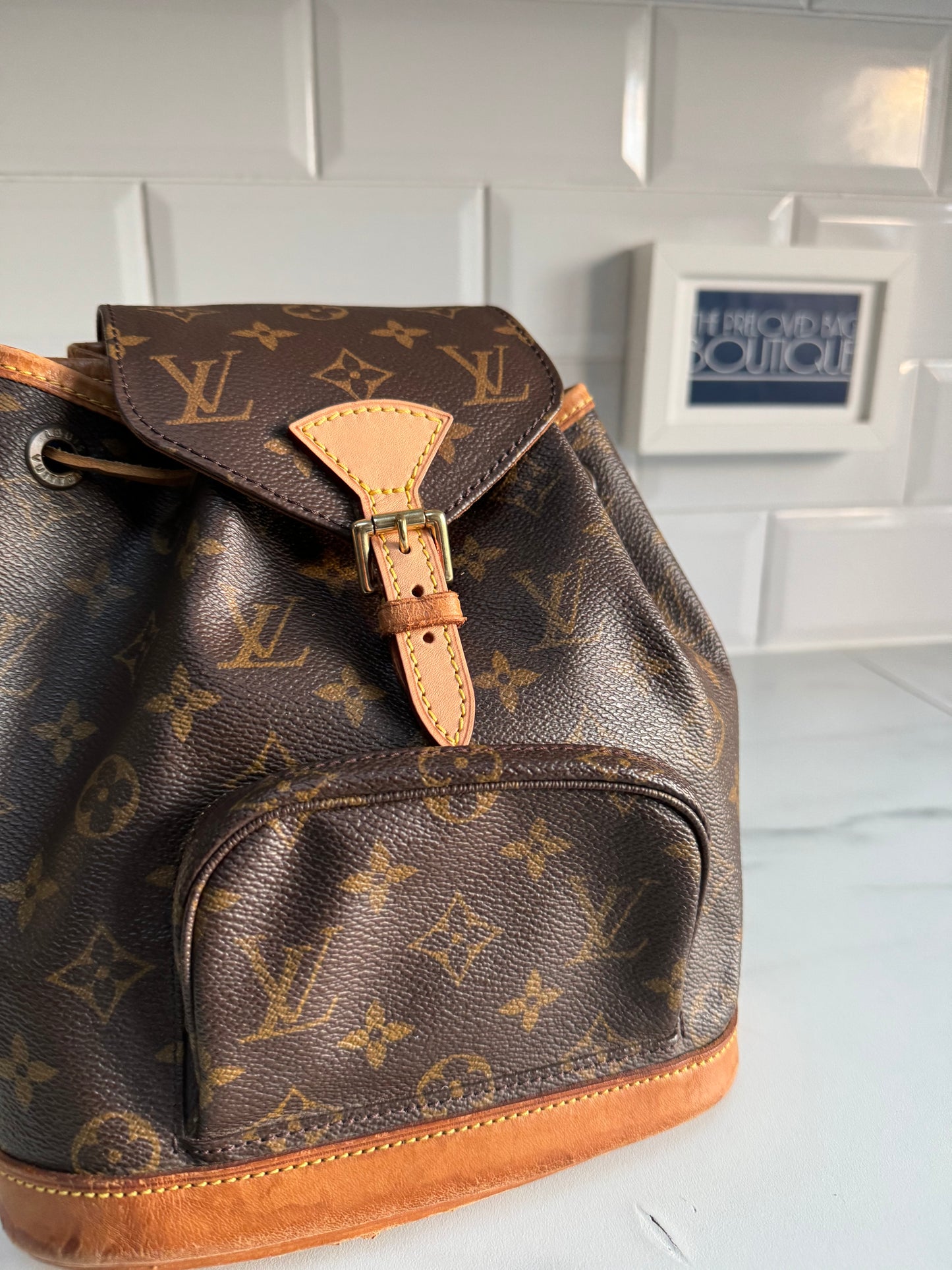 Louis Vuitton Vintage Montsouris Mini Backpack - Monogram