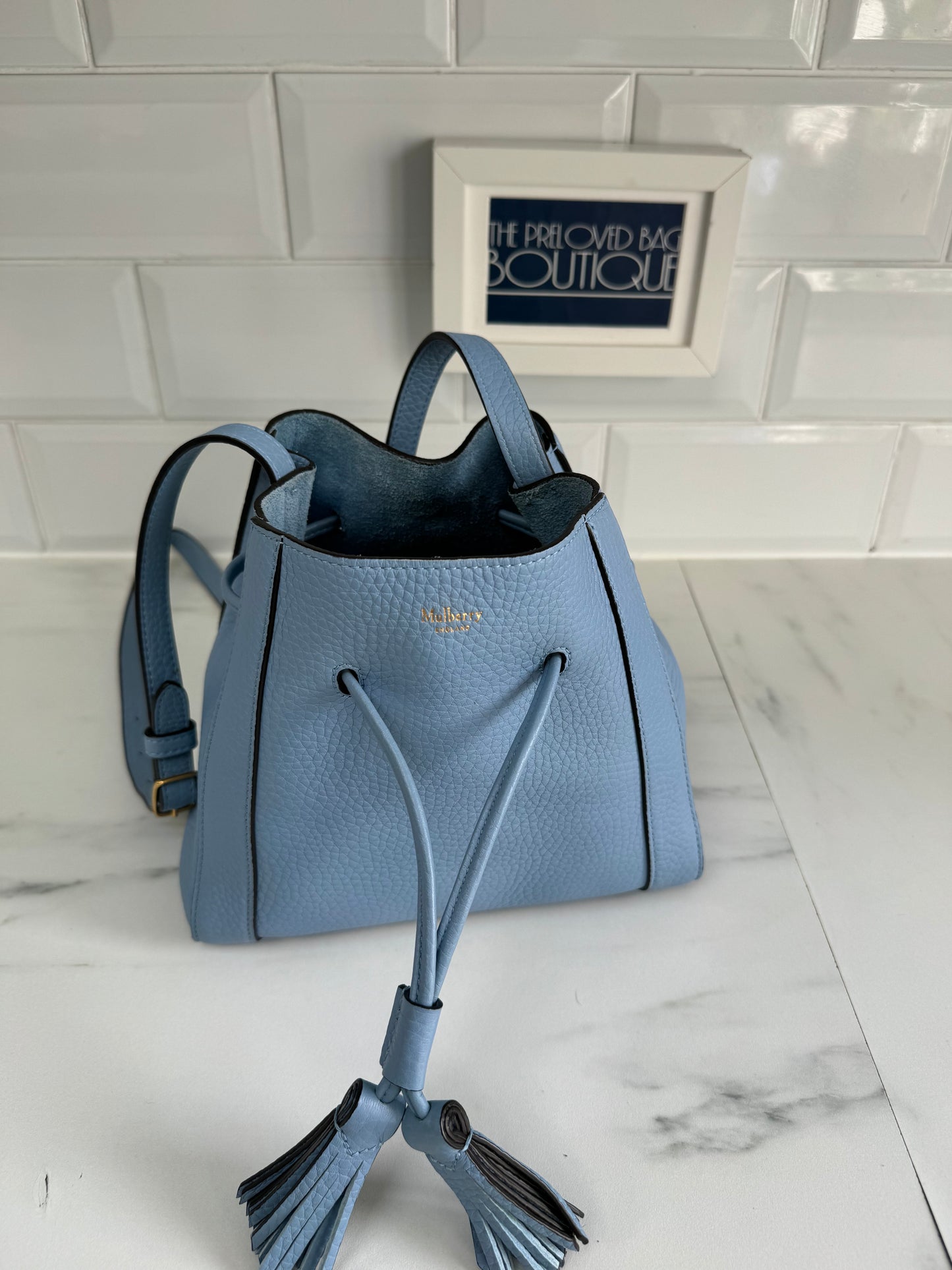 Mulberry Mini Millie - Pale Slate