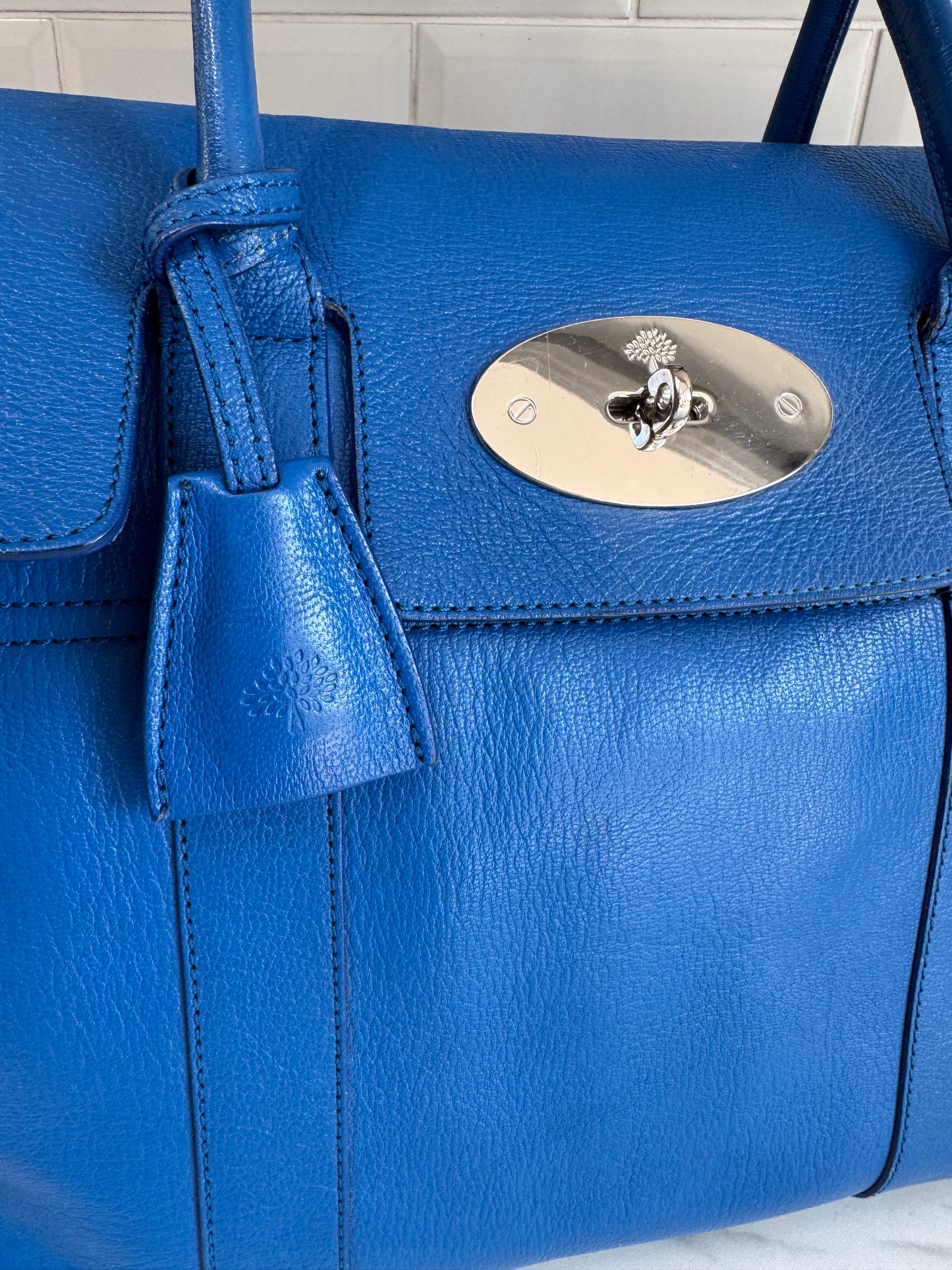 Mulberry Heritage Bayswater - Electric Blue