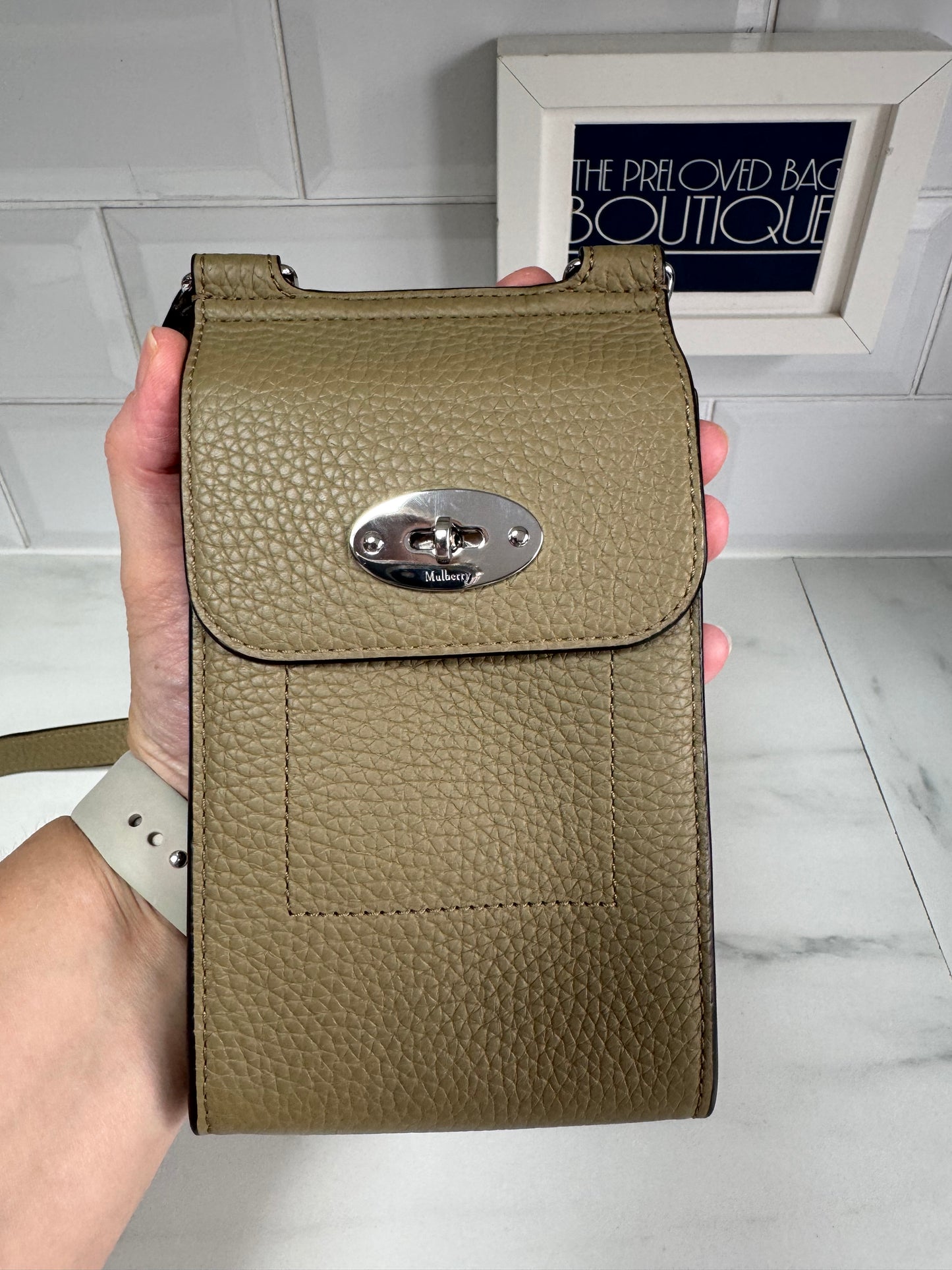 Mulberry Mini Antony - Summer Khaki