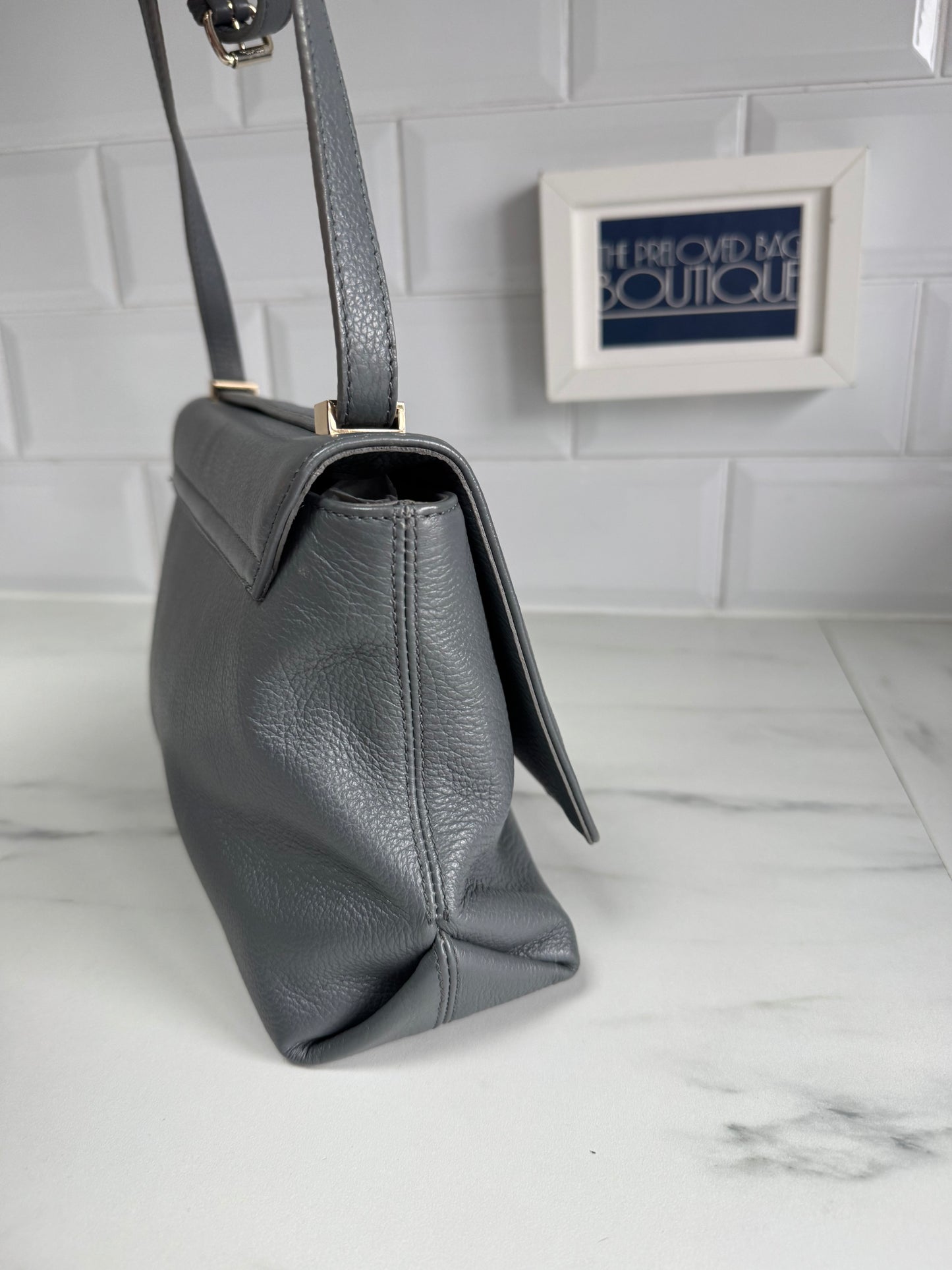 Vivienne Westwood “Balmoral” Shoulder Bag - Grey