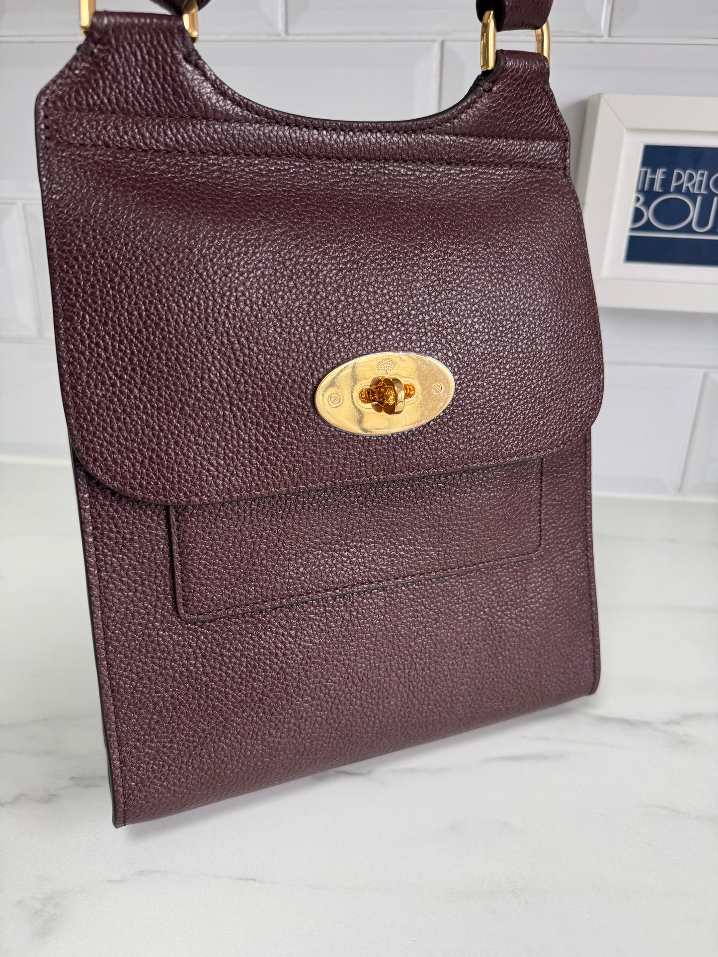 Mulberry Small Antony - Oxblood