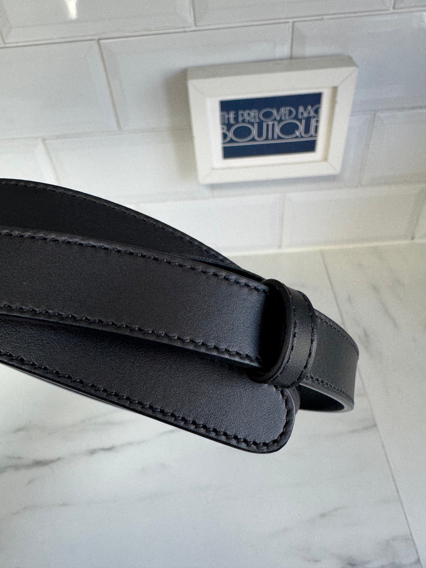 Gucci Slim Belt - Black