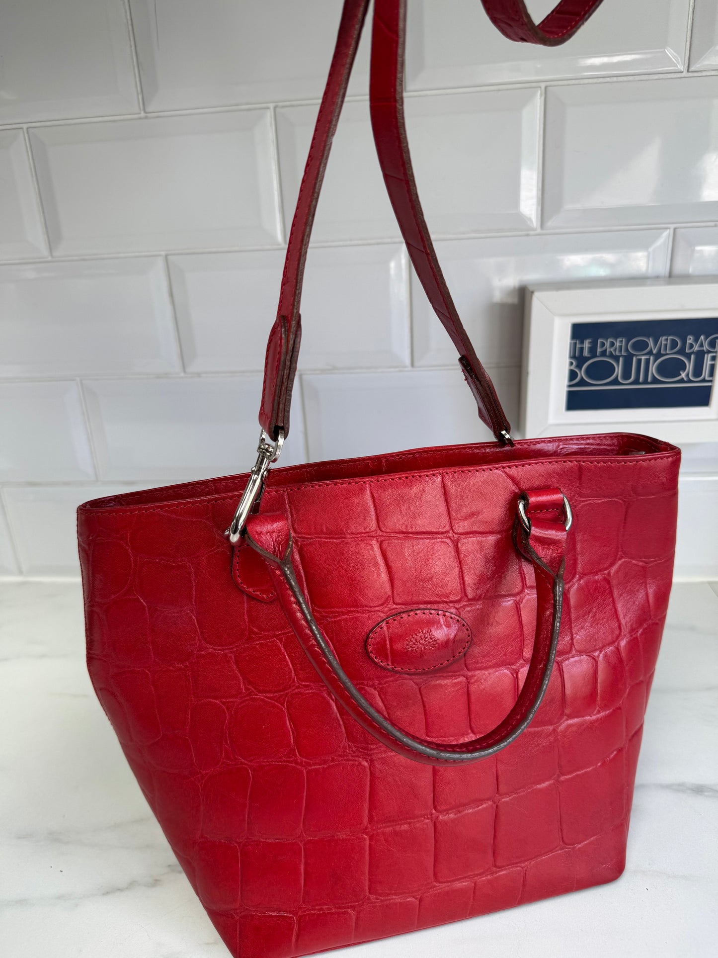 Mulberry Vintage Helier Tote Bag - Red
