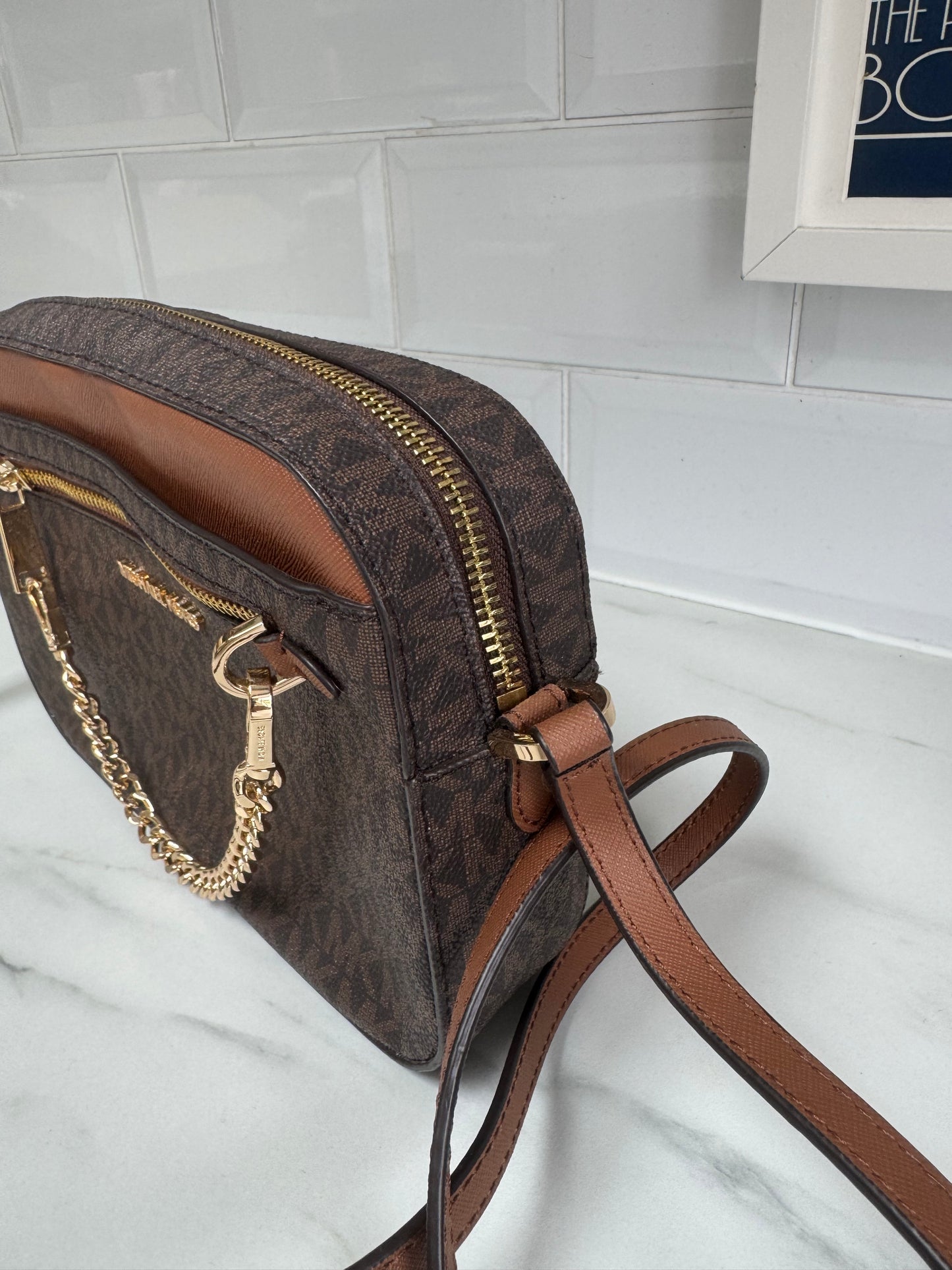 Michael Kors Jet Set Crossbody Bag - Brown