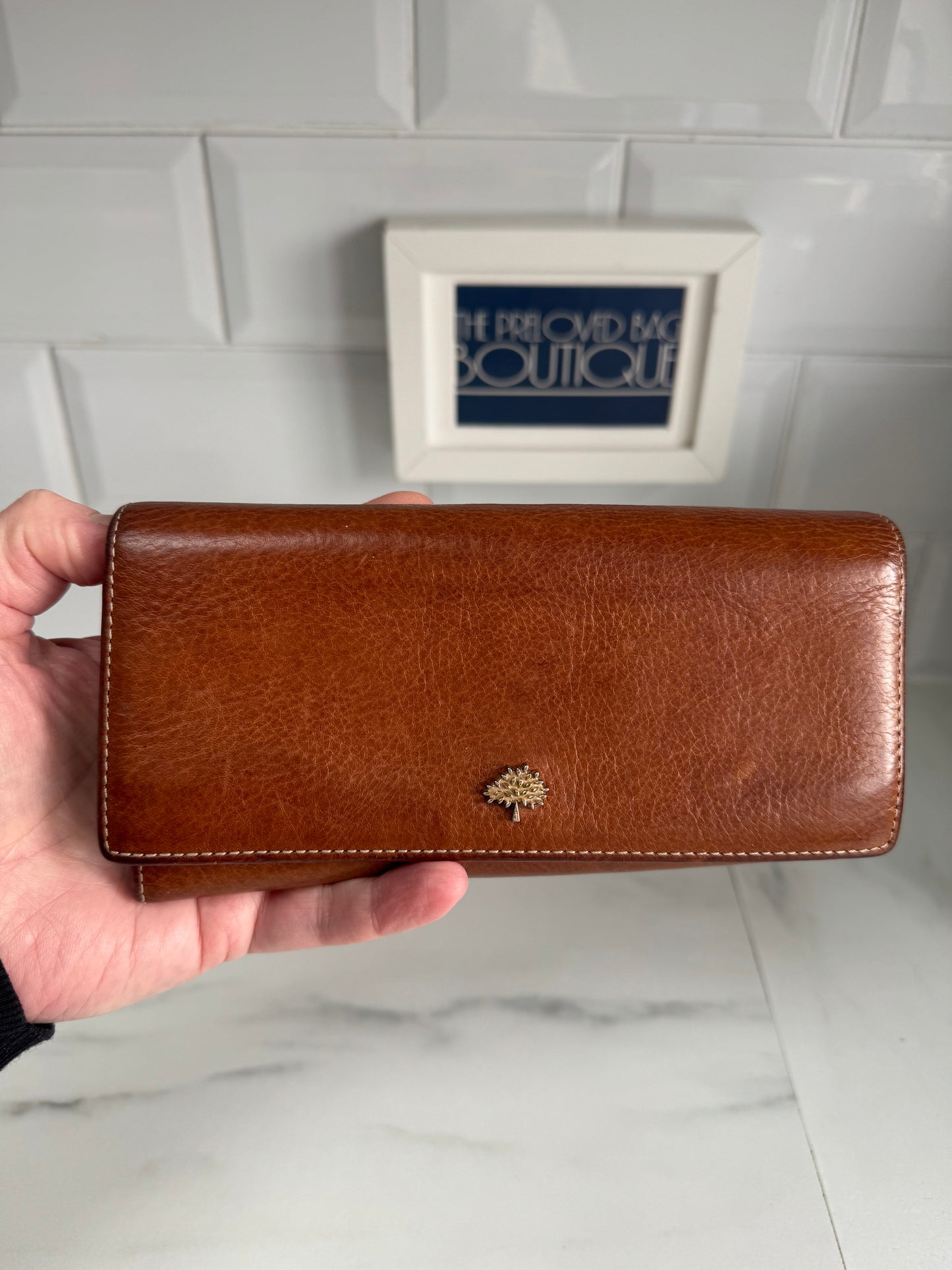 Mulberry Continental Purse - Oak