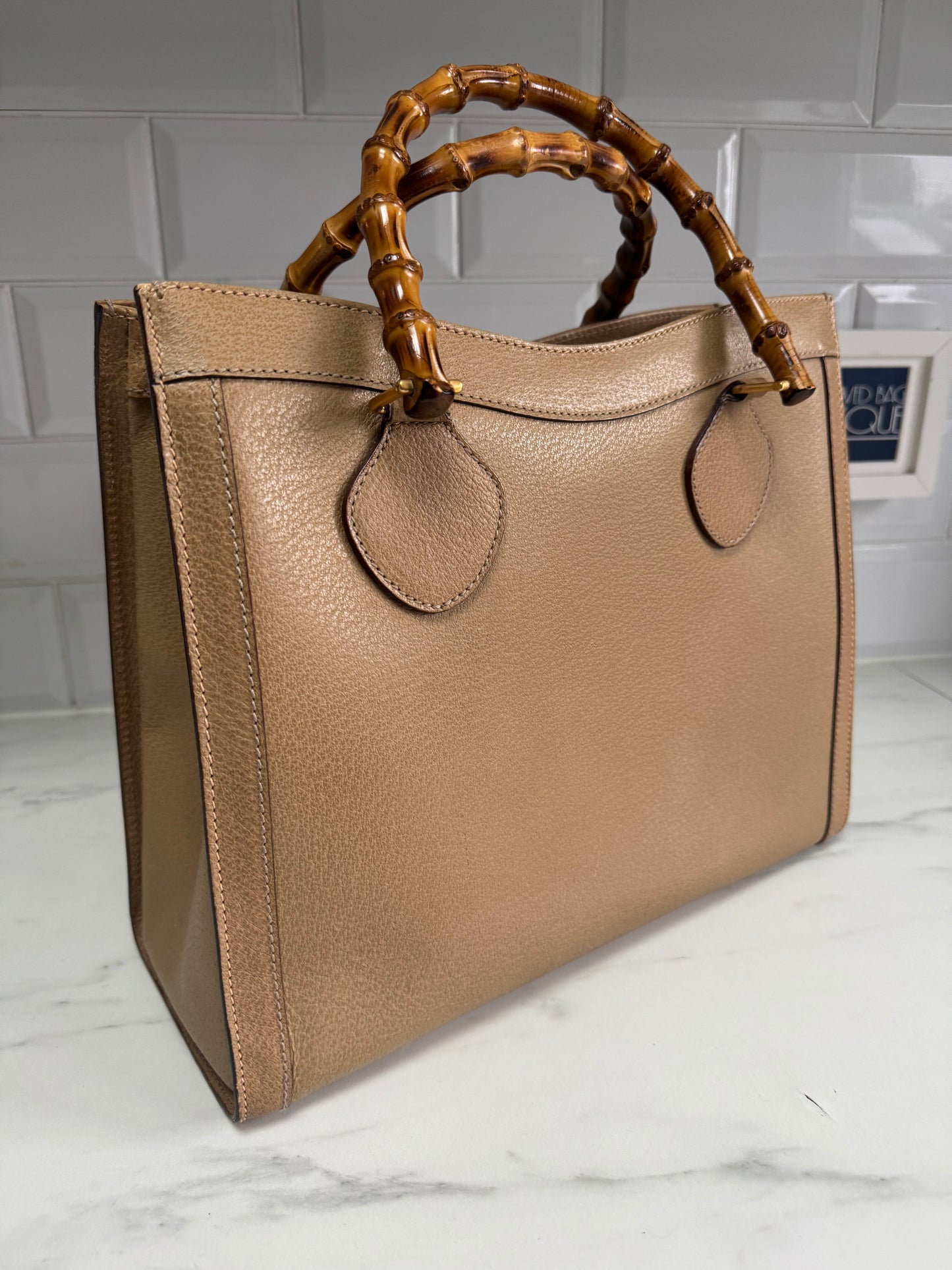 Gucci Bamboo Diana Tote - Toffee