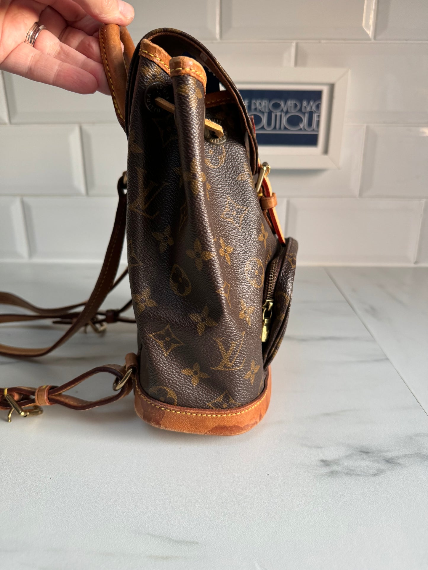 Louis Vuitton Vintage Montsouris Mini Backpack - Monogram