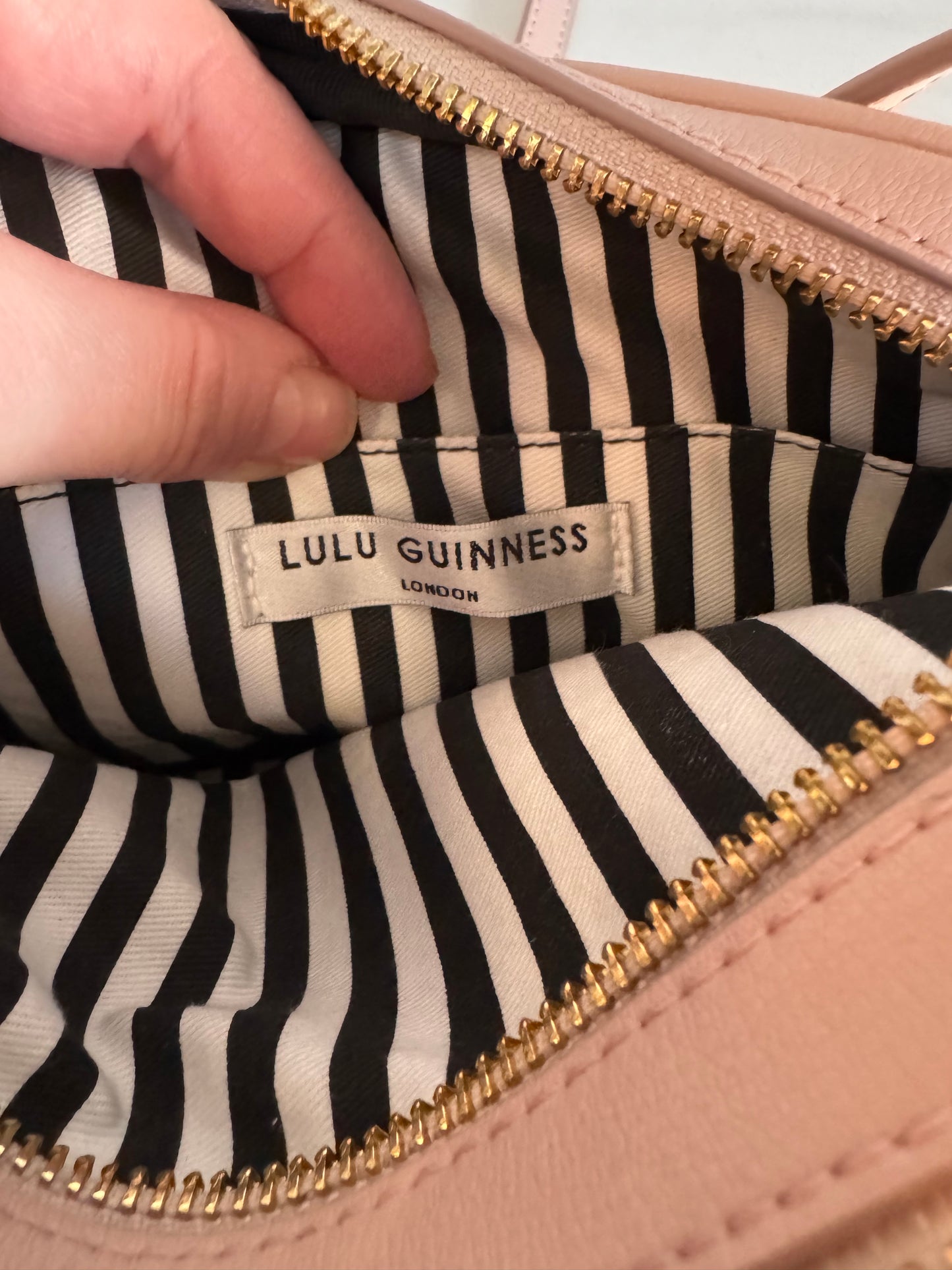 Lulu Guinness Cole Cross Body Bag - Pink