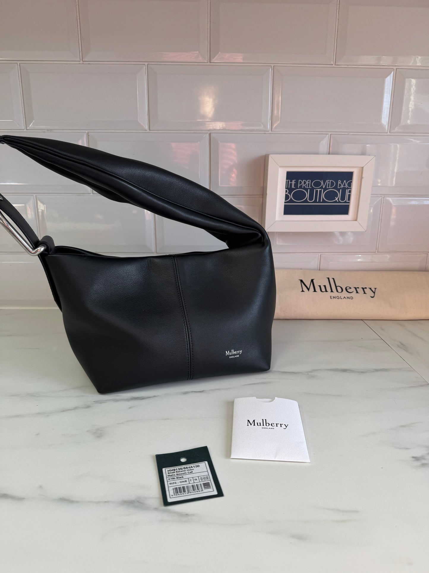 Mulberry Small Retwist Hobo - Black