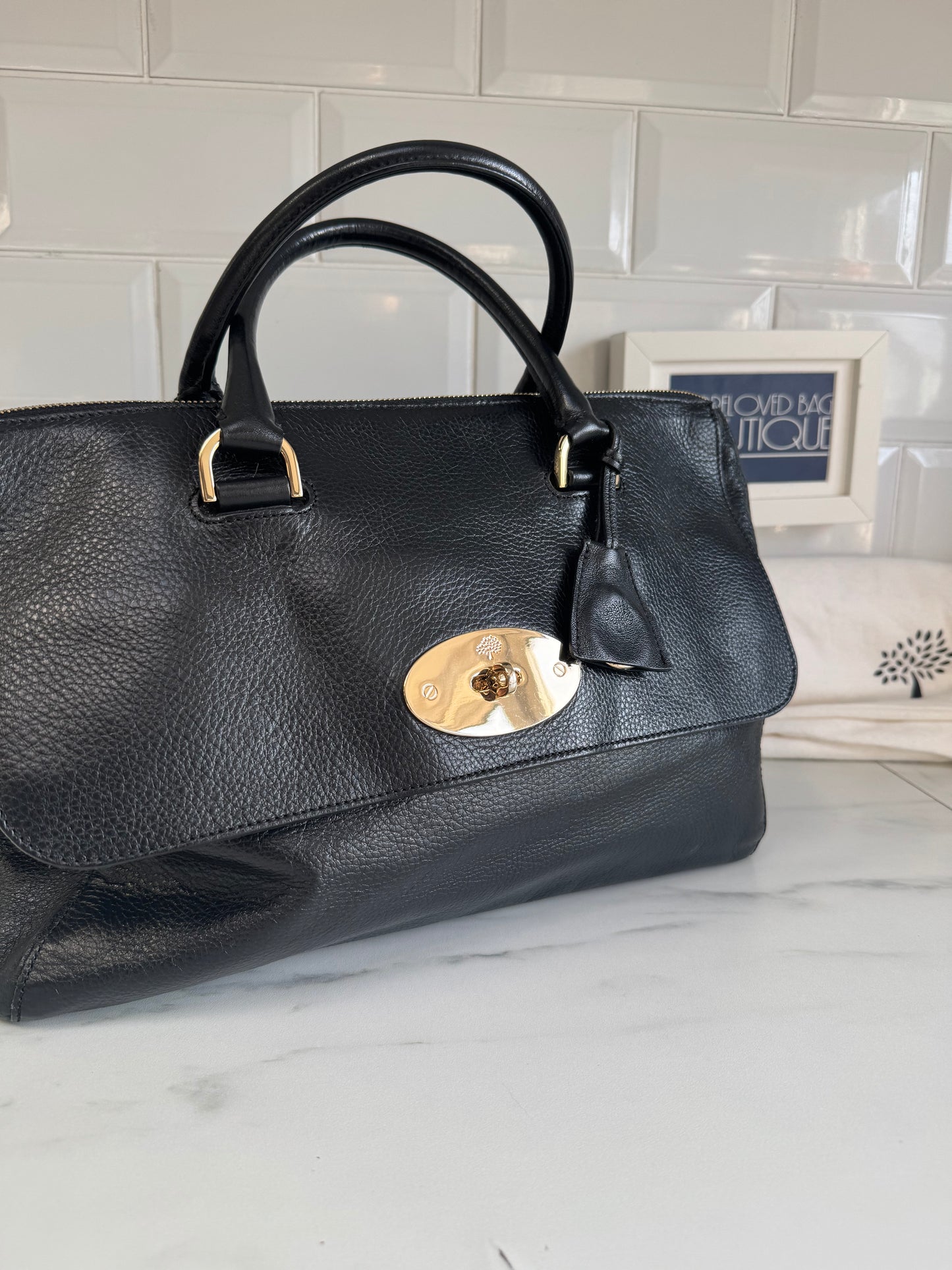 Mulberry Large Del Rey - Black