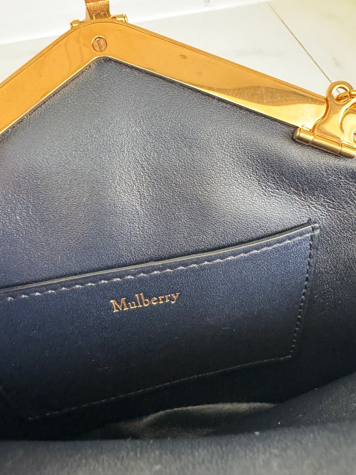 Mulberry Small Witney Heart Clutch - Metallic Pink