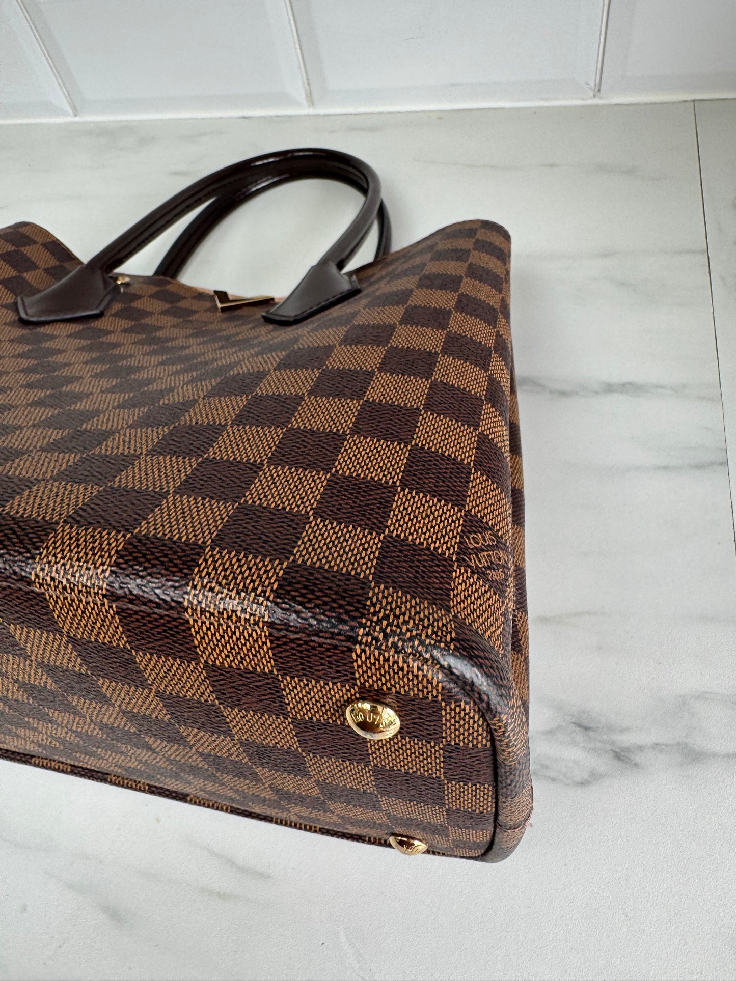 Louis Vuitton Kensington Tote - Damier Ebene