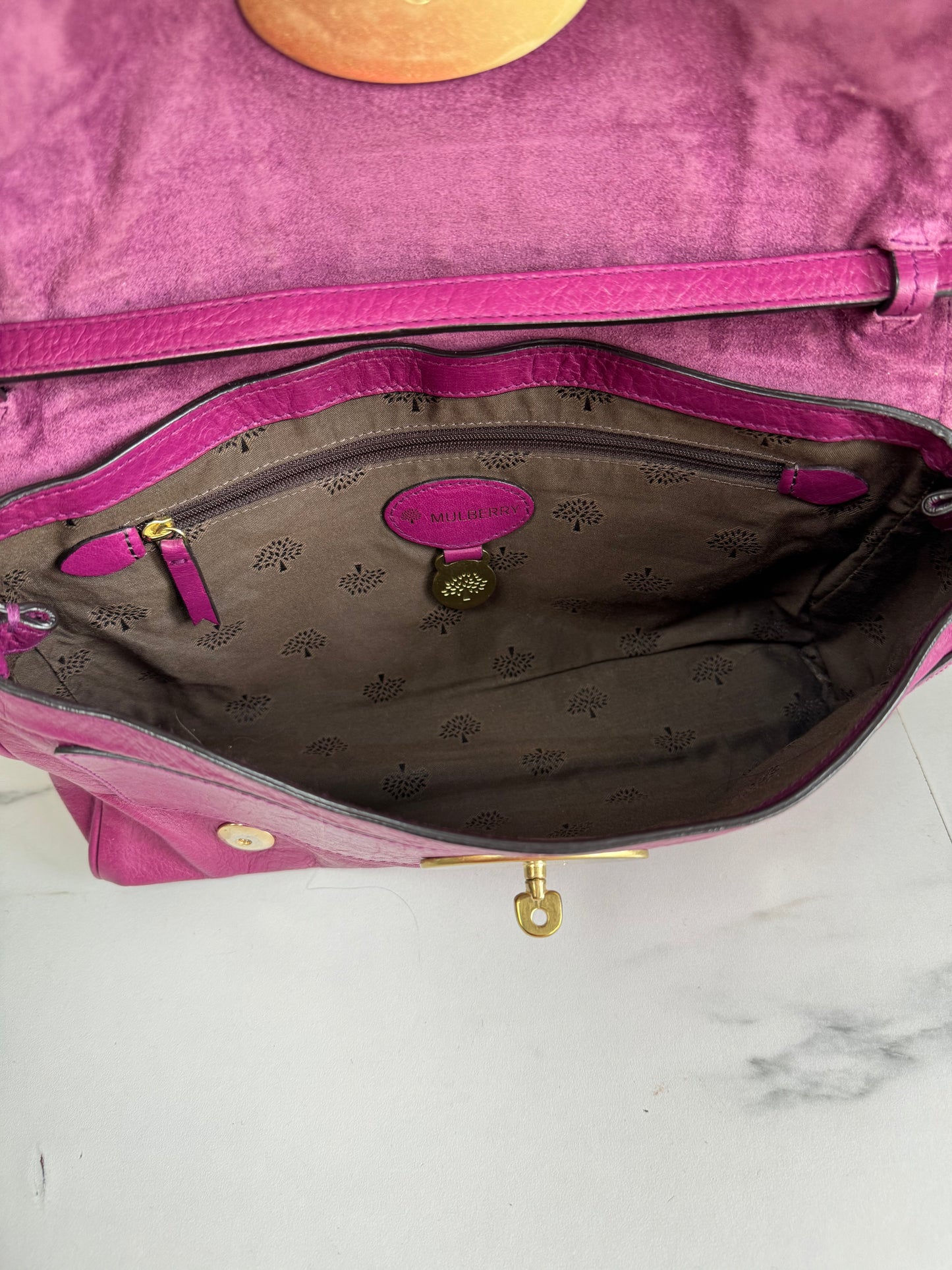 Mulberry Alexa Clutch - Plum