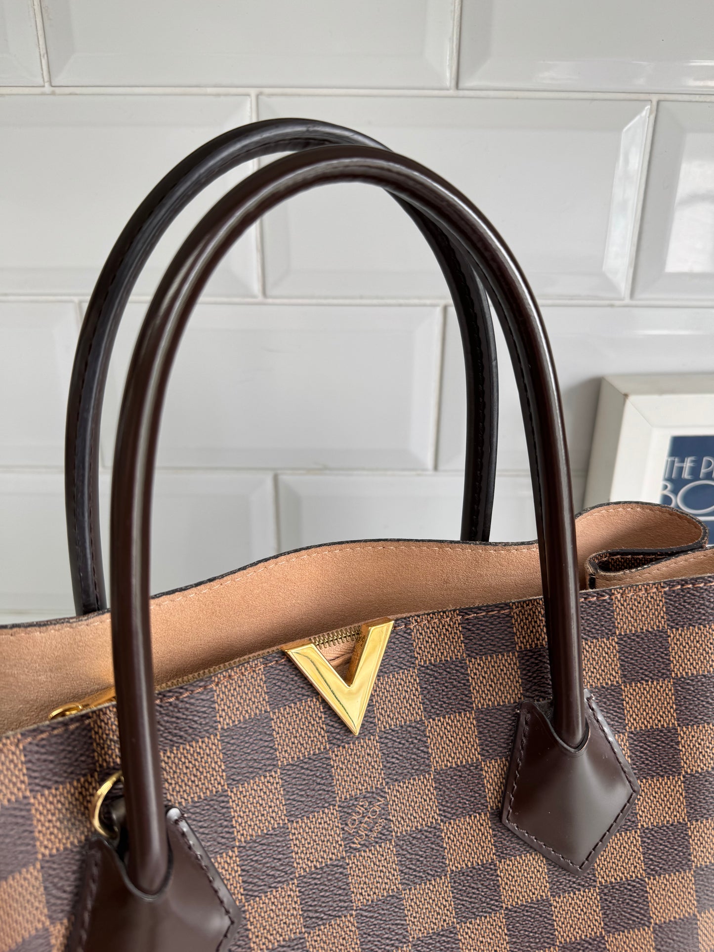 Louis Vuitton Kensington Tote - Damier Ebene