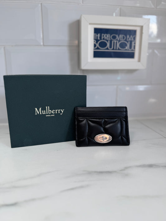 Mulberry Softie Card Holder - Black