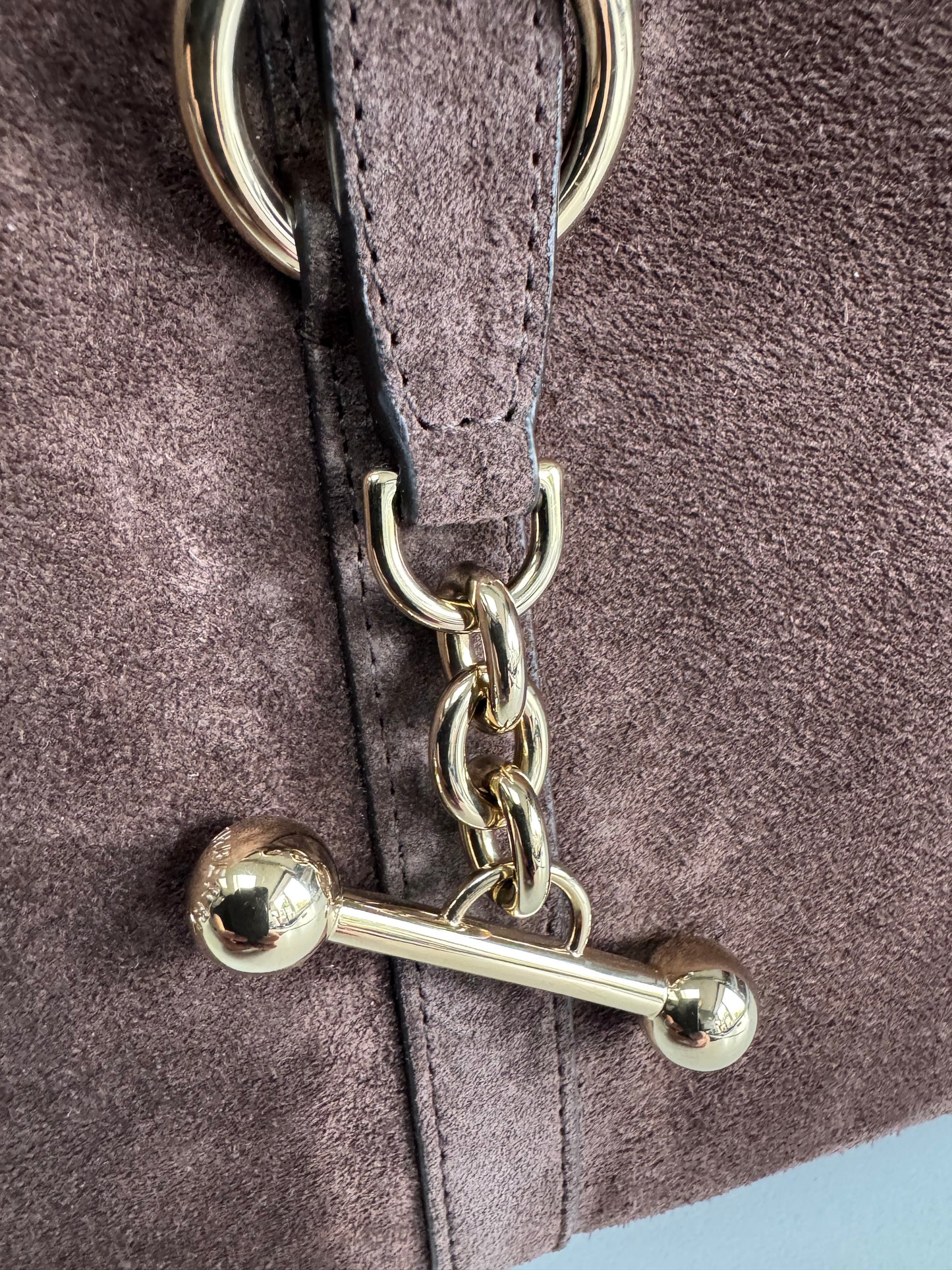 Strathberry Kite Hobo - Chocolate Suede