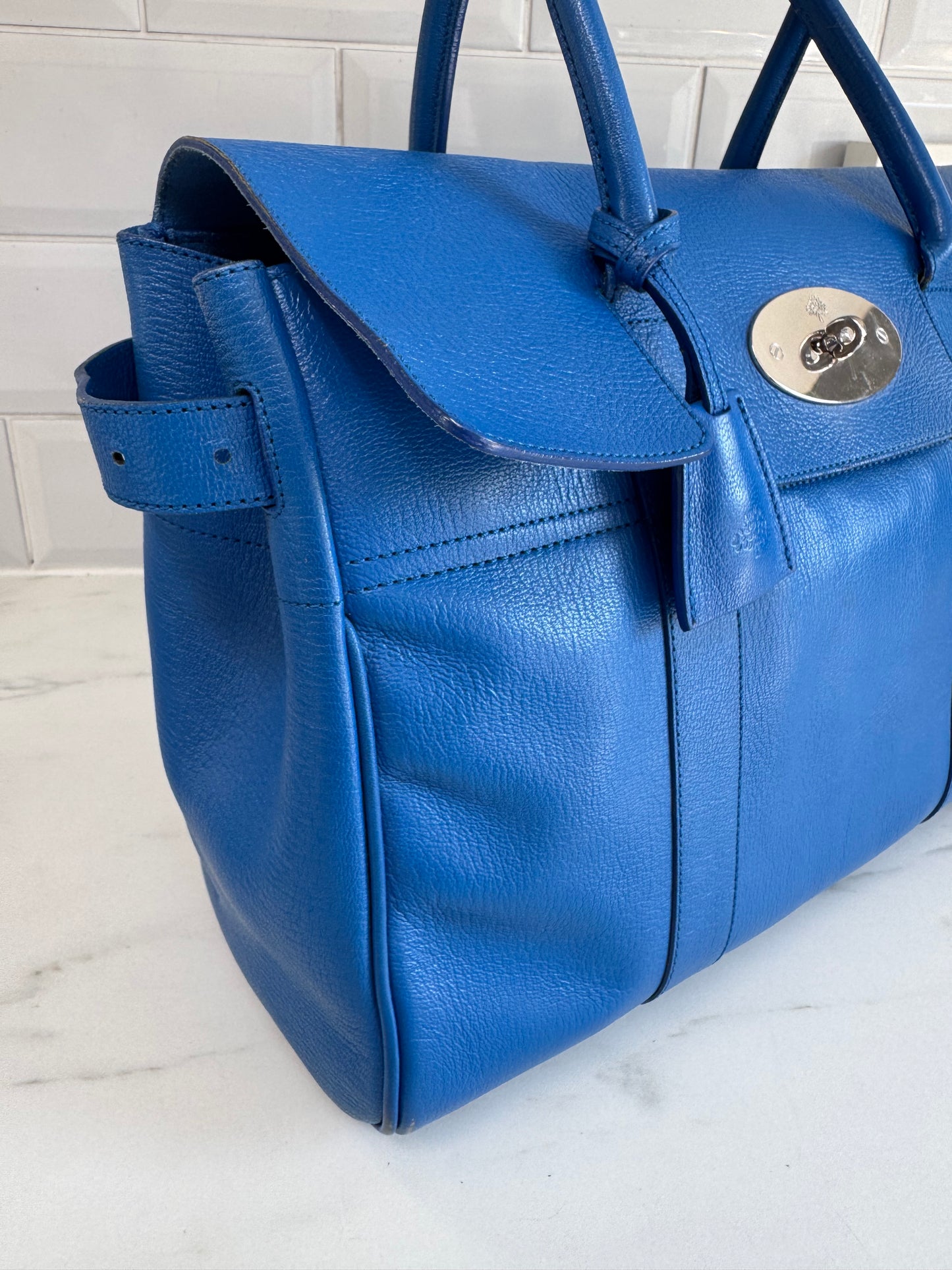 Mulberry Heritage Bayswater - Electric Blue