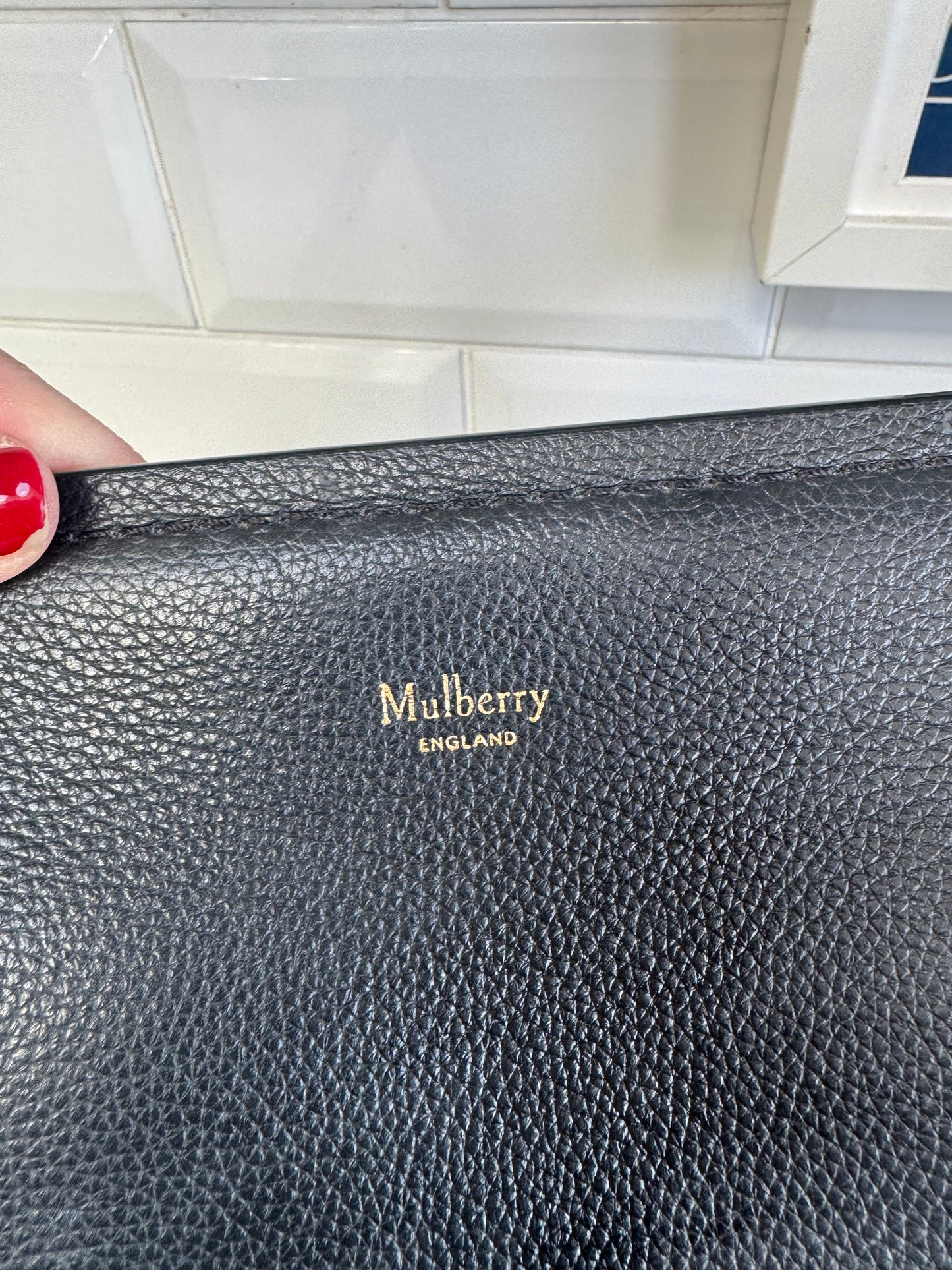 Mulberry Large Amberley - Black