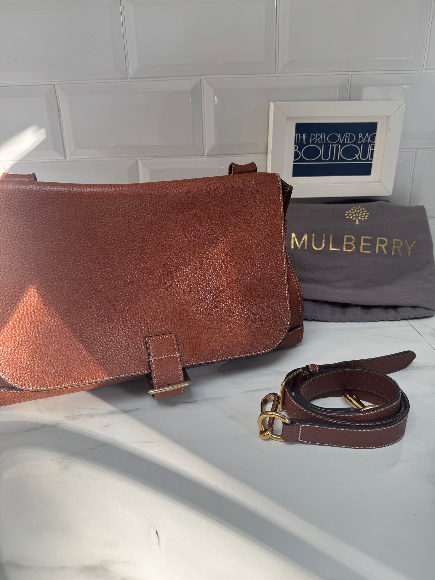 Mulberry Chiltern Satchel - Oak