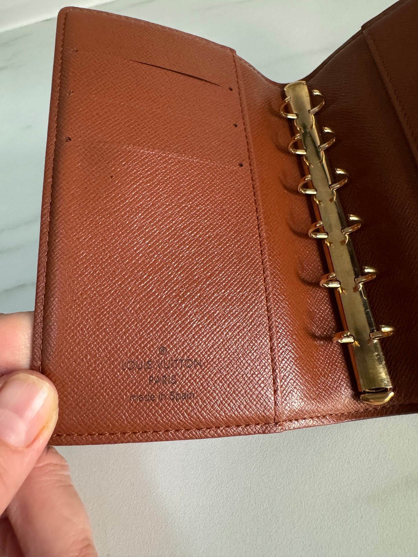 Louis Vuitton PM Ring Agenda  - Monogram