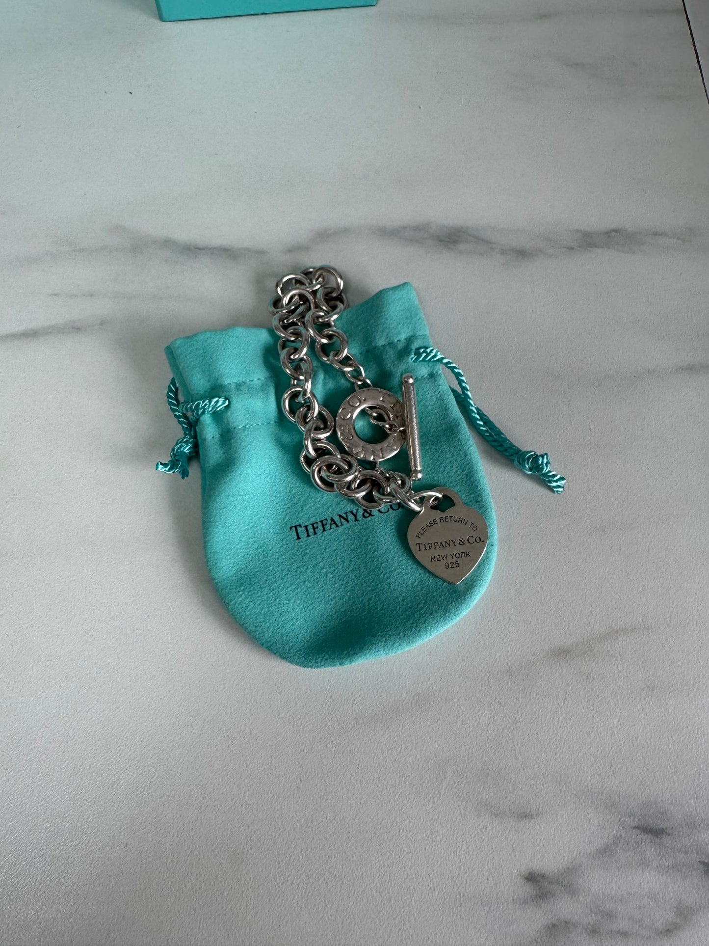 Tiffany & Co Toggle Heart Tag Bracelet - Silver