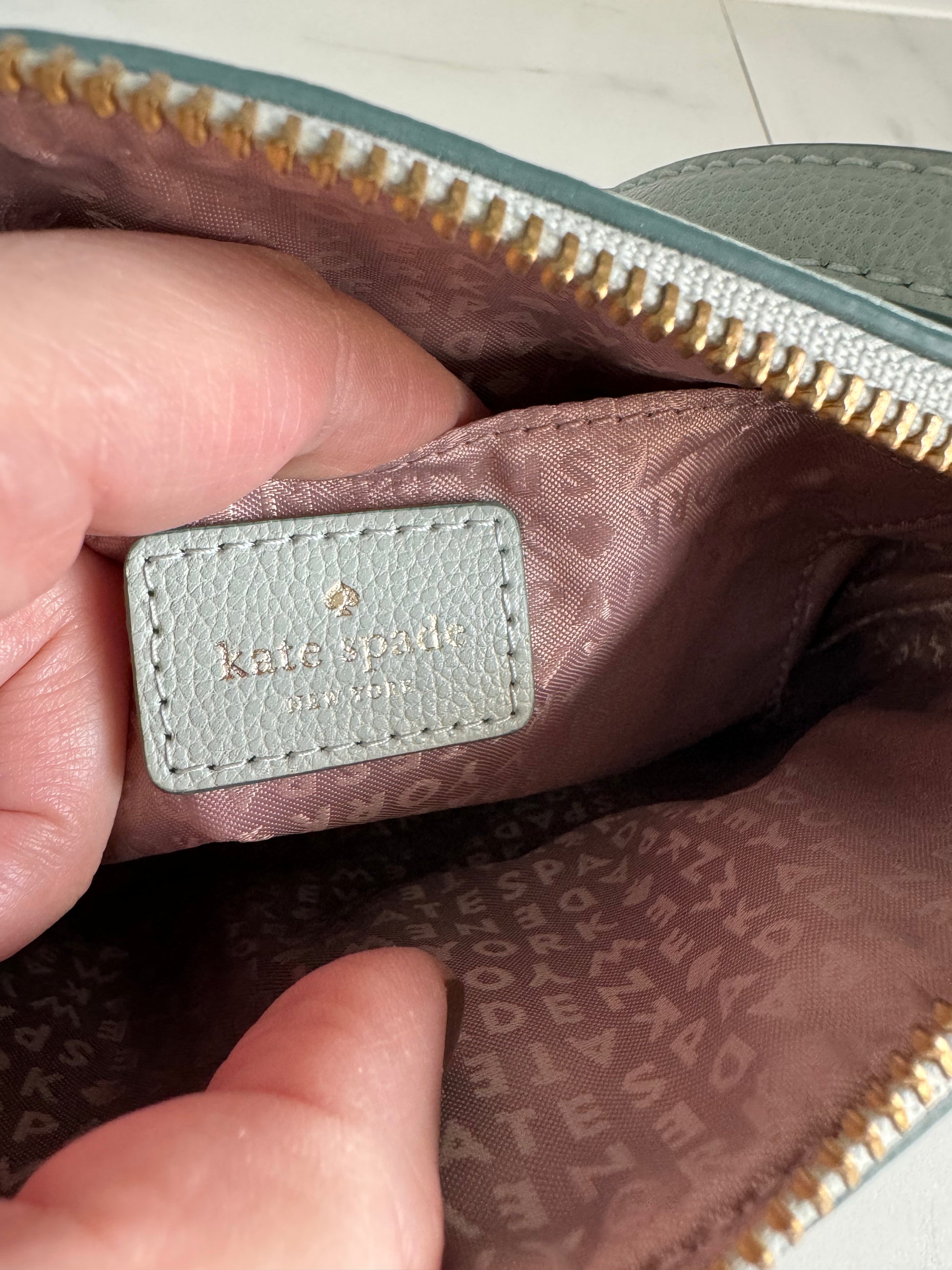 Kate Spade Perry Dome Cross Body bag Mint Green The Preloved