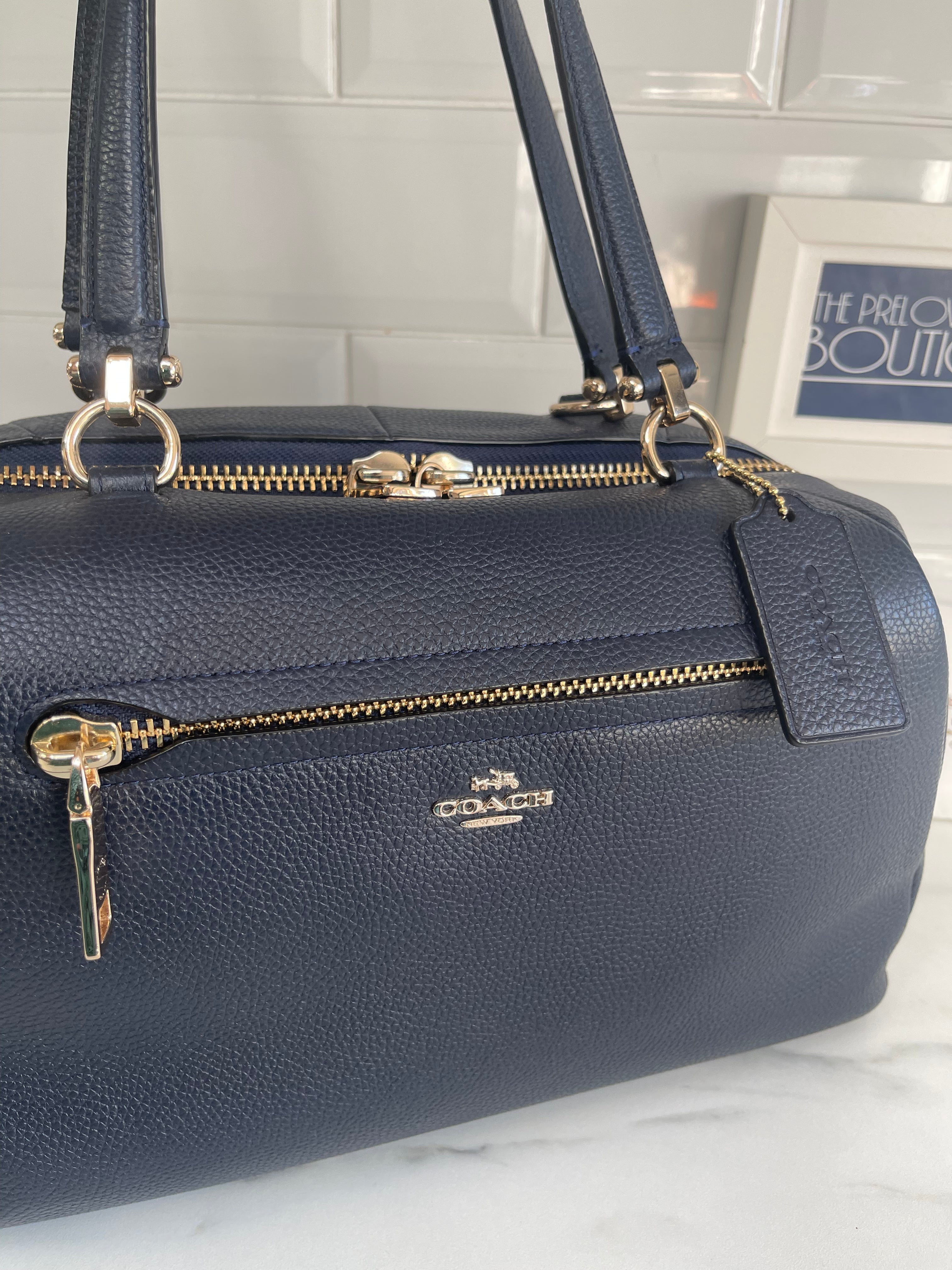 Coach Primrose Satchel Navy