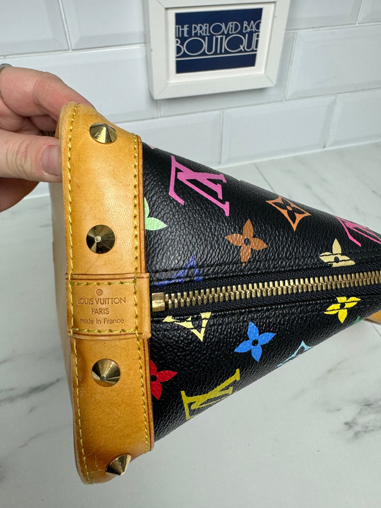 Louis Vuitton Noir Multicolore Alma PM