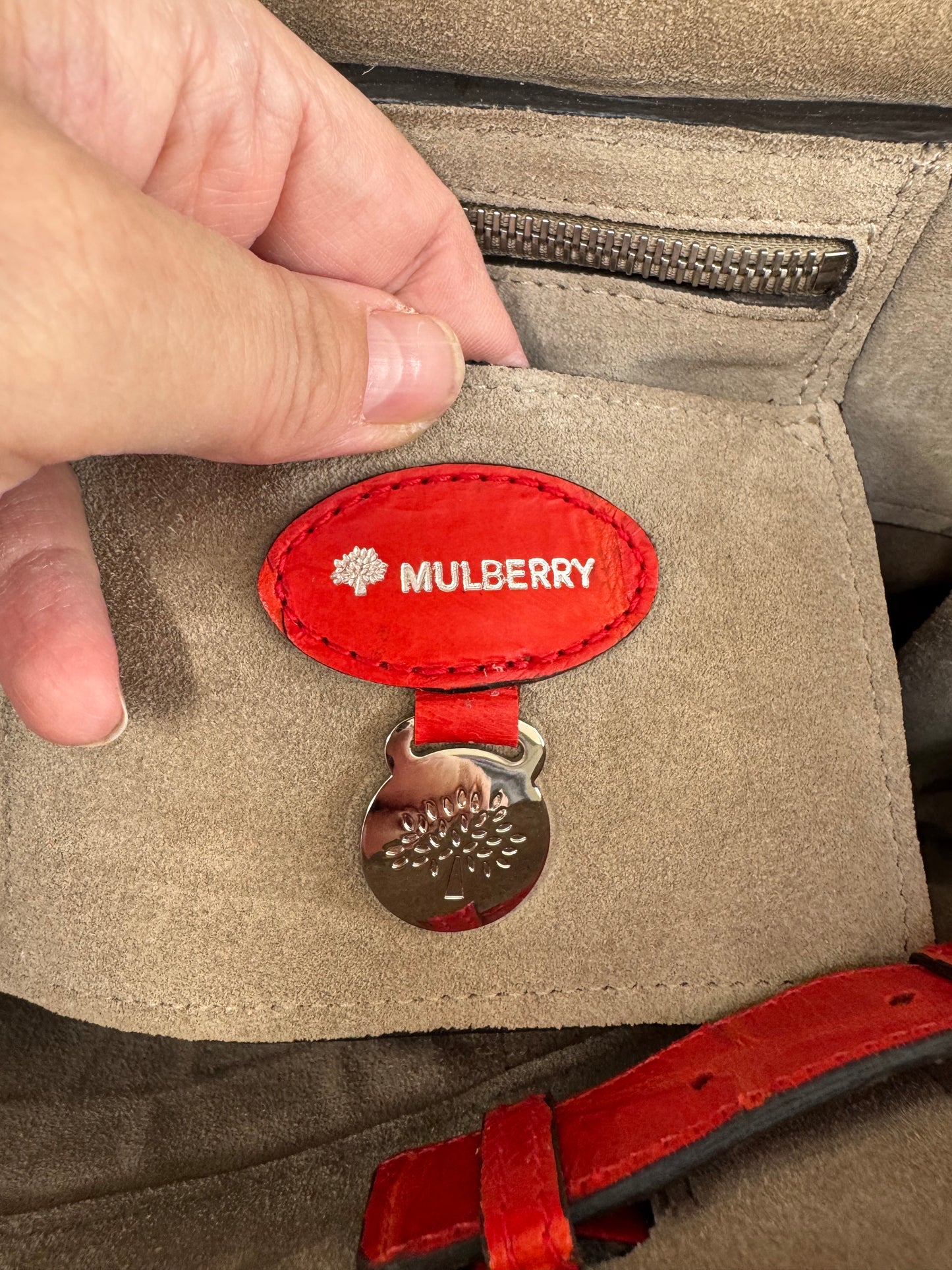 Mulberry Bayswater - Tomato Red Patent