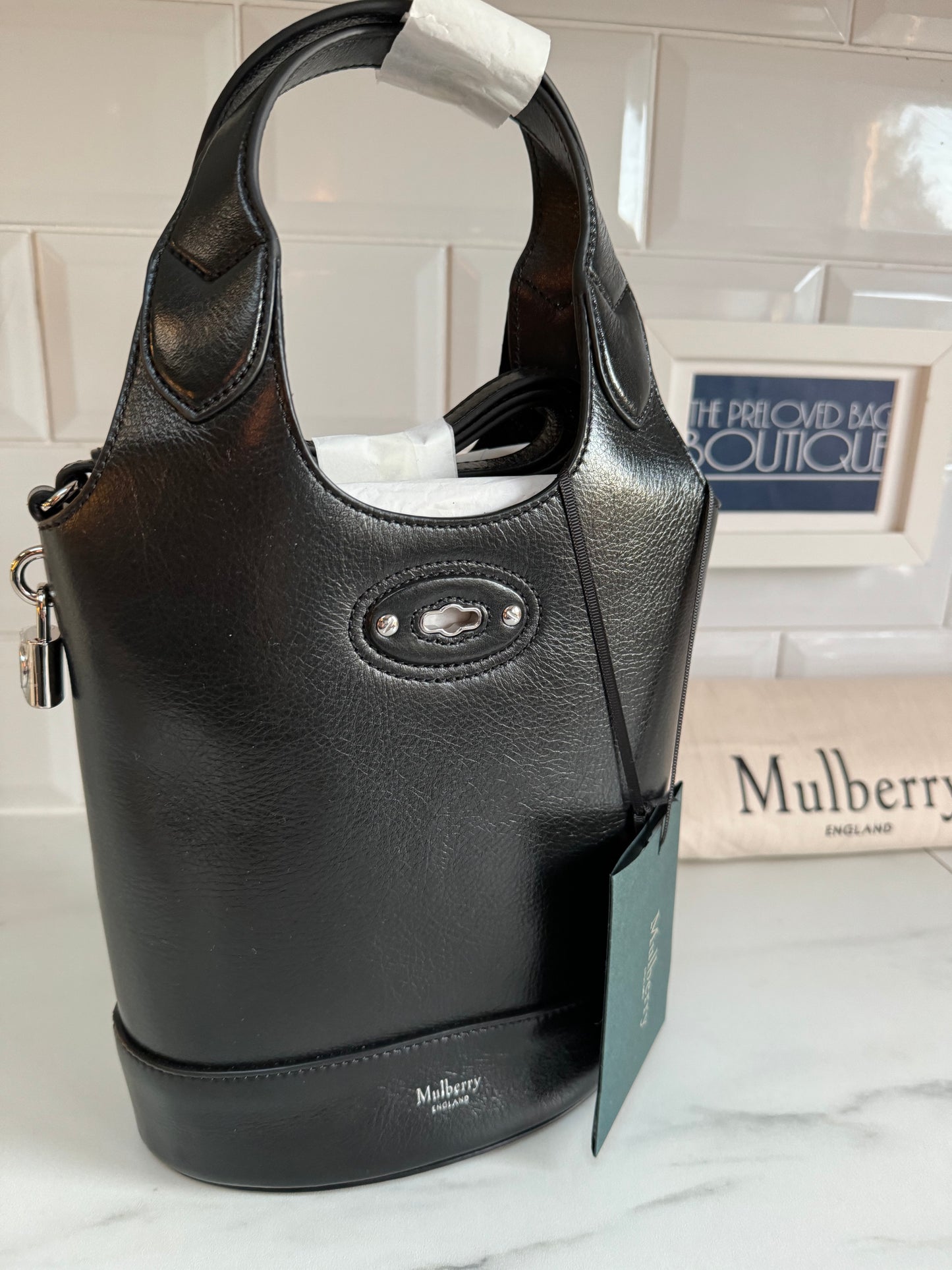 Mulberry Small Lily Tote - Black