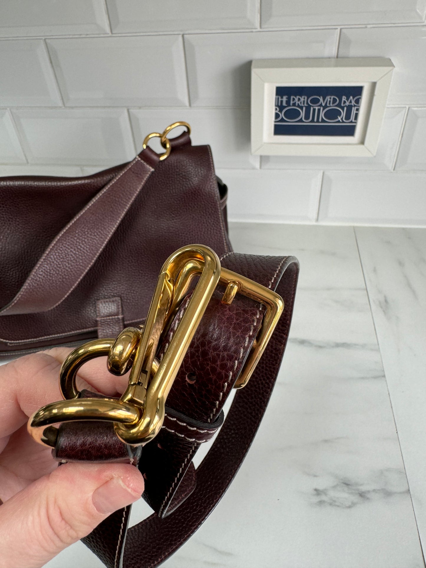 Mulberry Chiltern Satchel - Oxblood