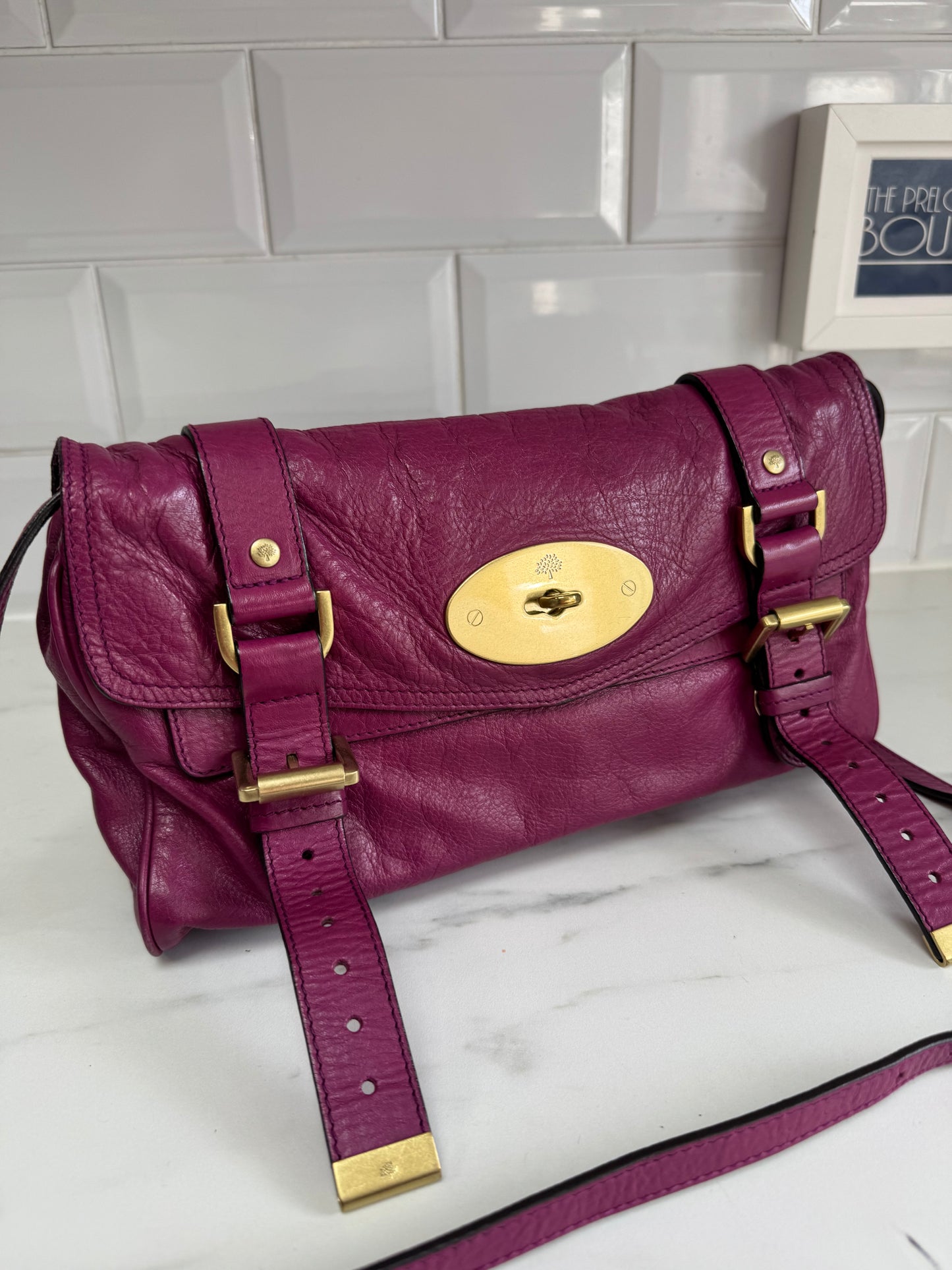 Mulberry Alexa Clutch - Plum