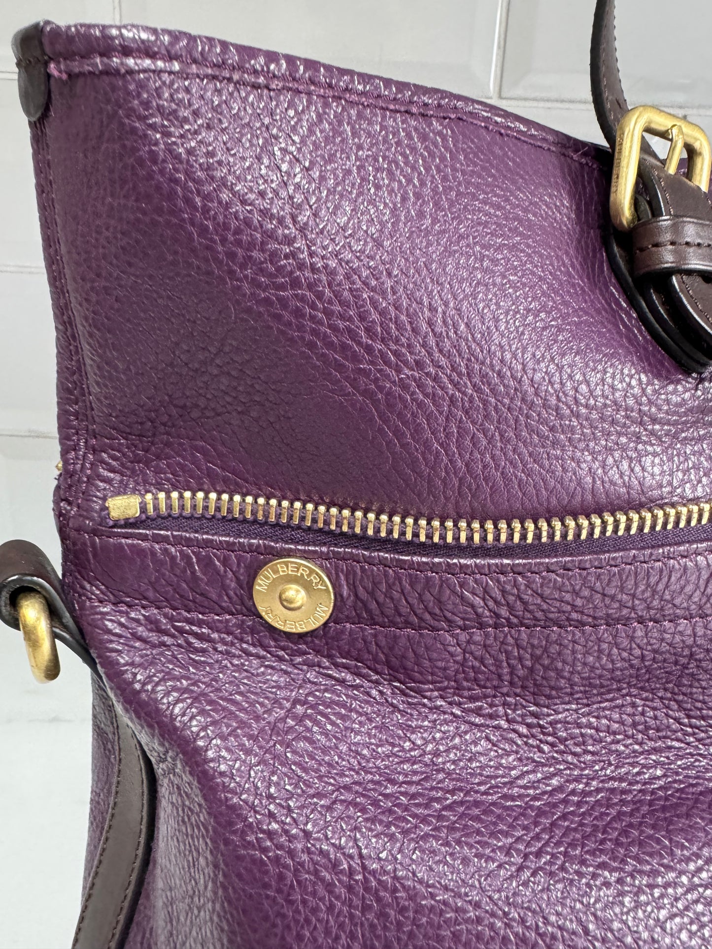 Mulberry Mitzy Tote - Eggplant