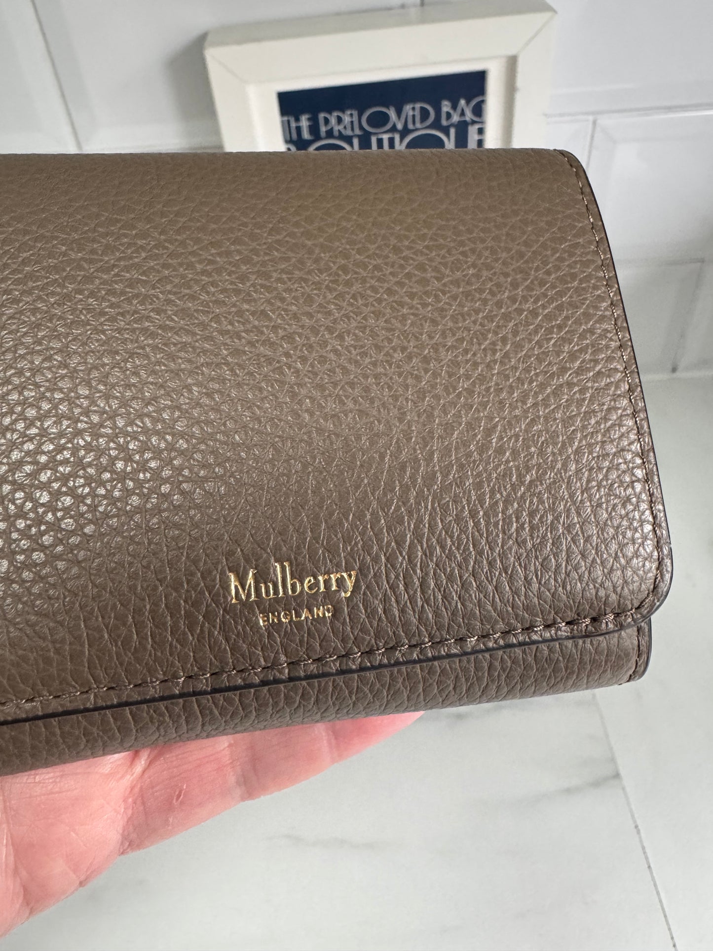 Mulberry Small Continental French Purse - Clay