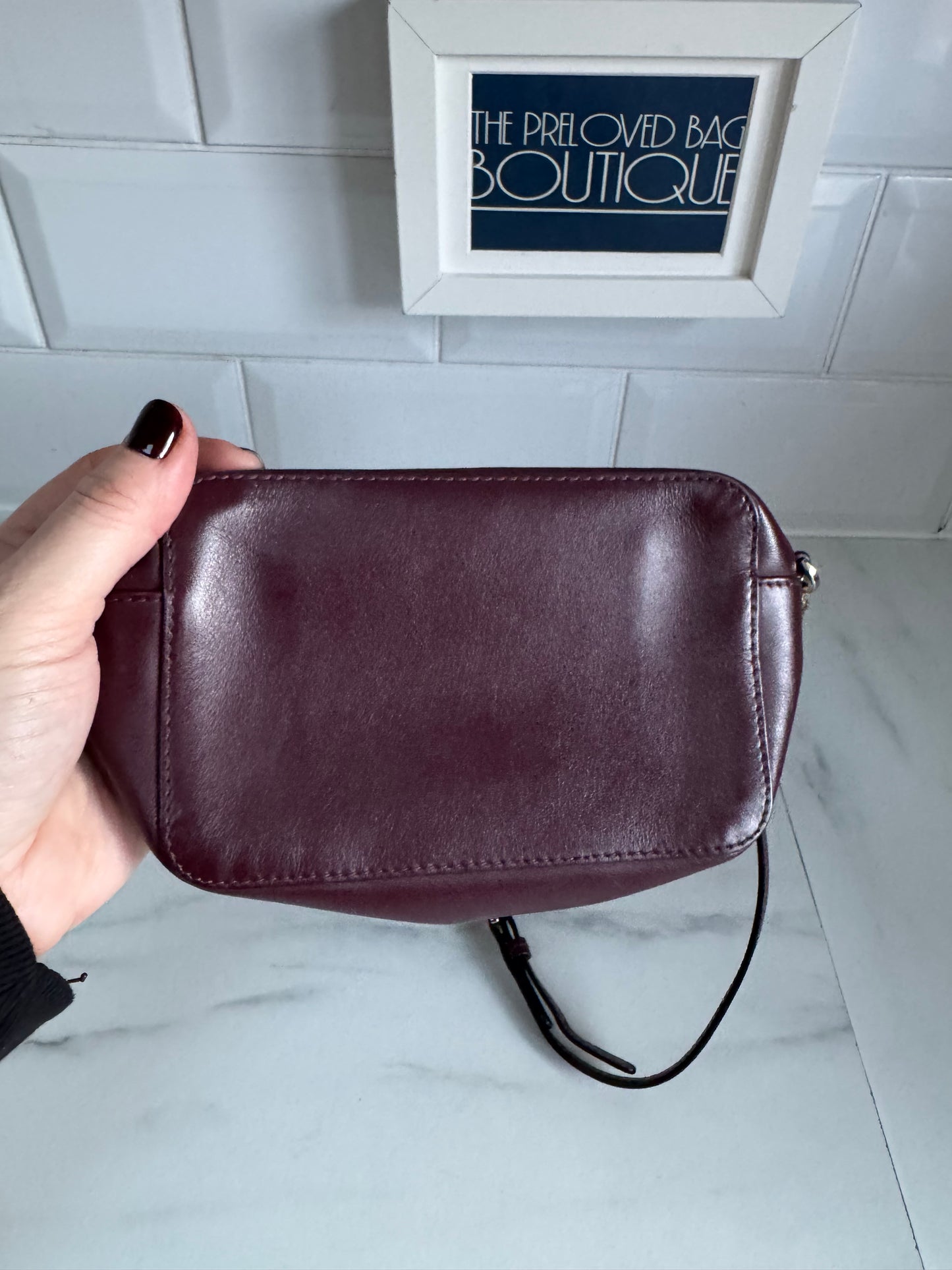 Mulberry Blossom Pochette - Oxblood