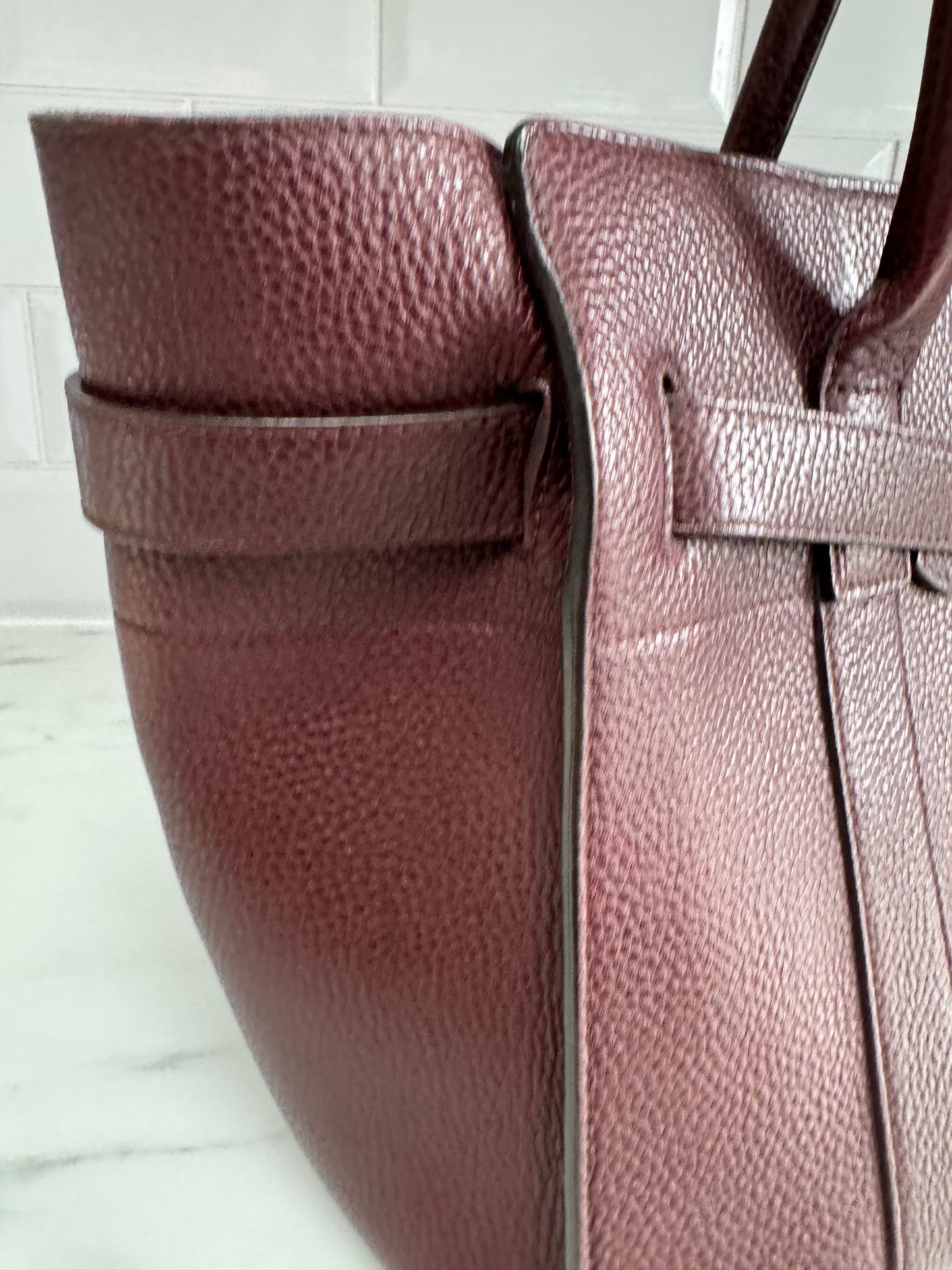 Mulberry Large Zipped Bayswater - Oxblood